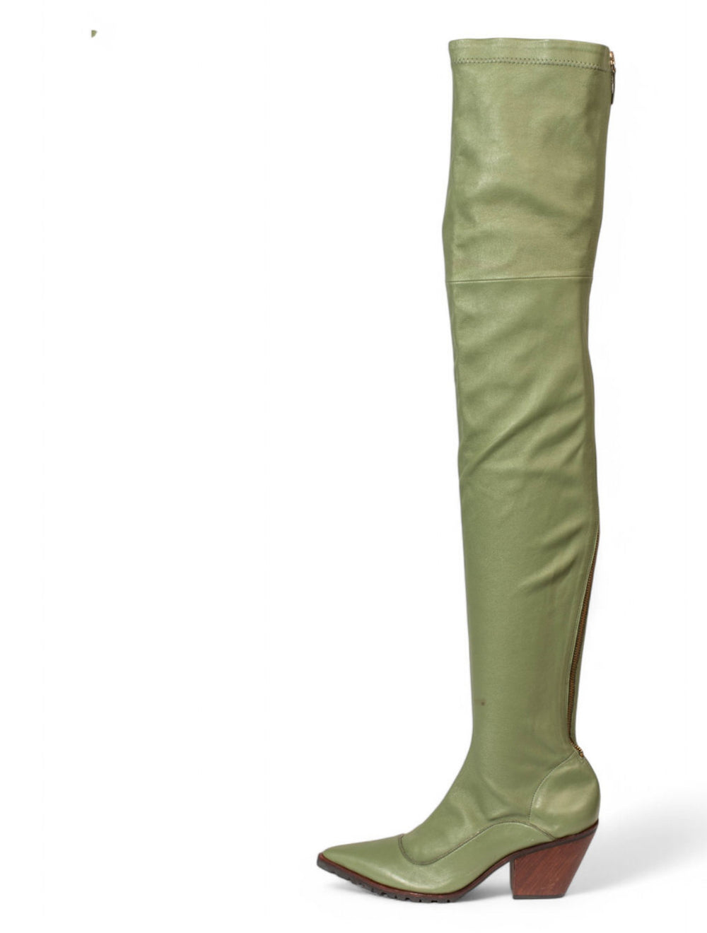 RUNWAY FW22 GREEN BOOTS