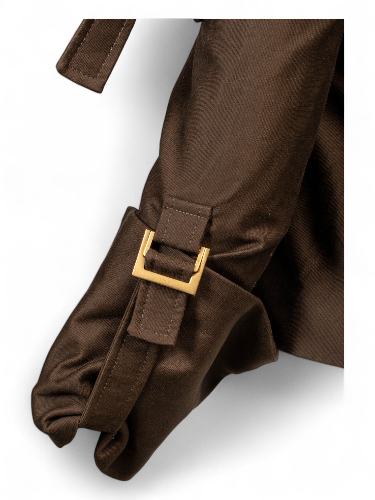 FW03 RUNWAY TAILORED BROWN COLLARED JACKET
