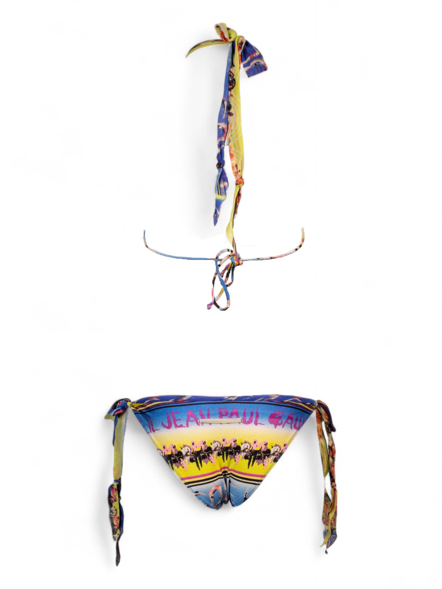 SOLEIL SPELLOUT PARROT PRINT 2/PC BIKINI