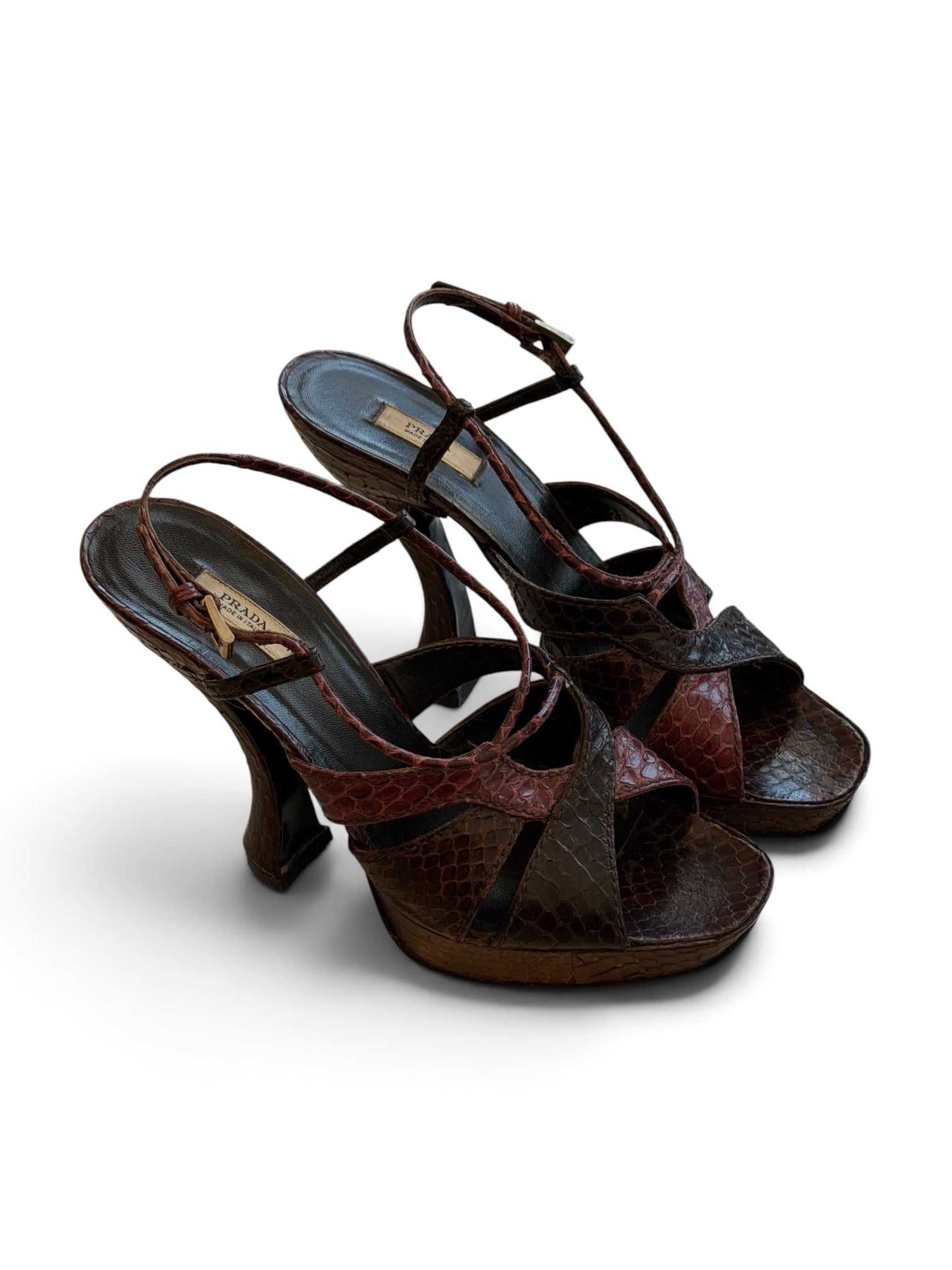 2004 SNAKESKIN CURVED HEEL