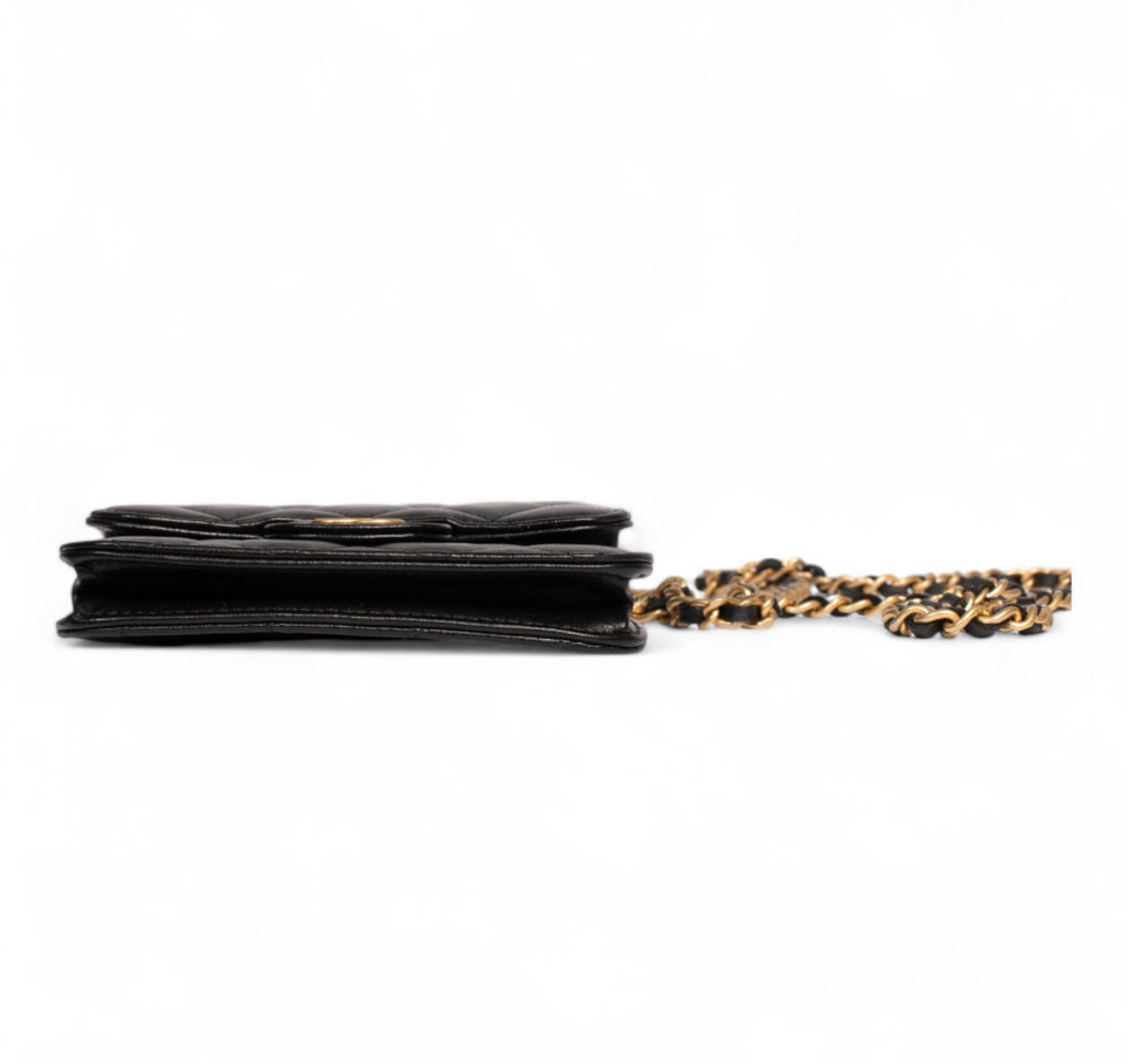 BLACK MINI CHAIN PURSE @AFIOR