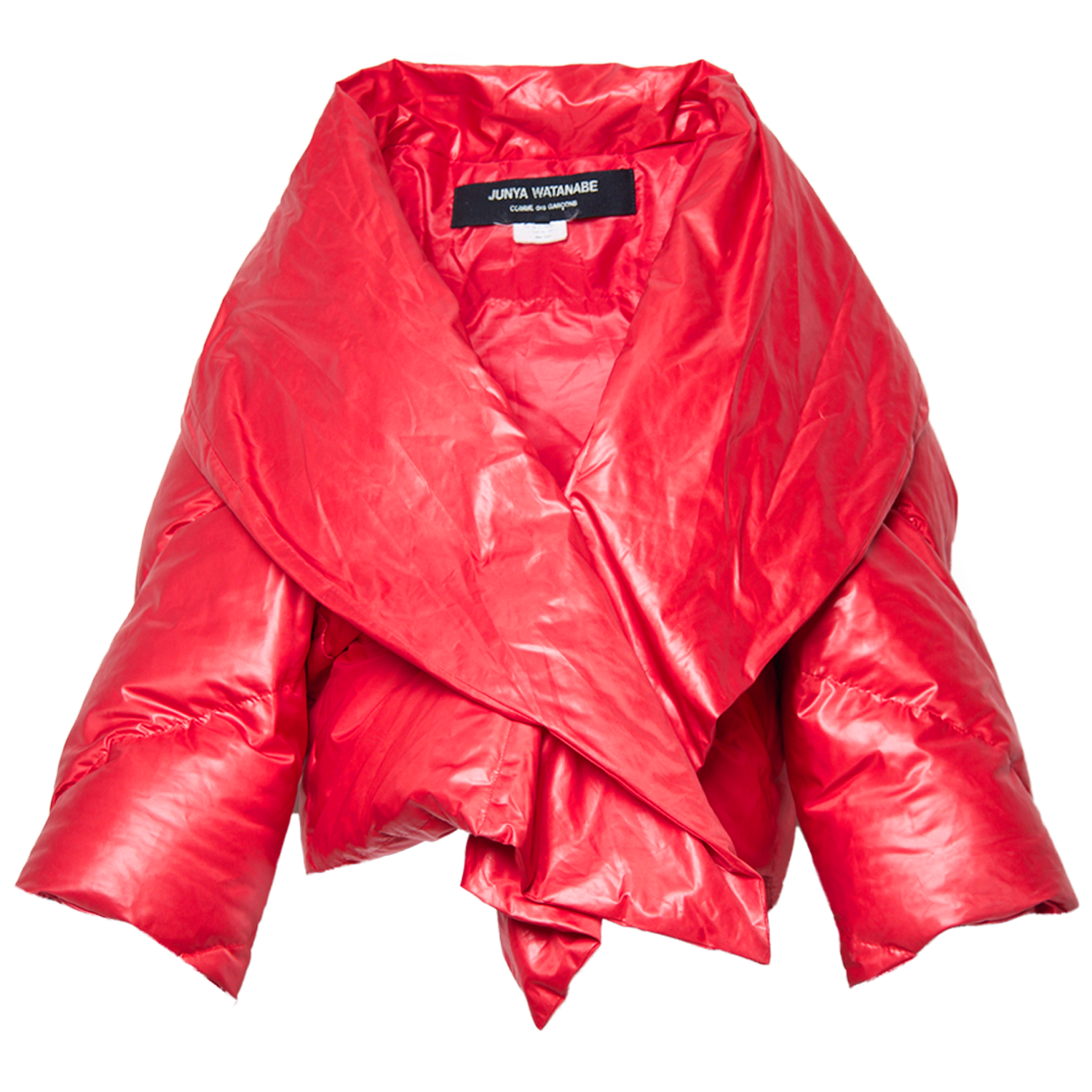 2004 COMME DES GARCONS RED PUFFER JACKET