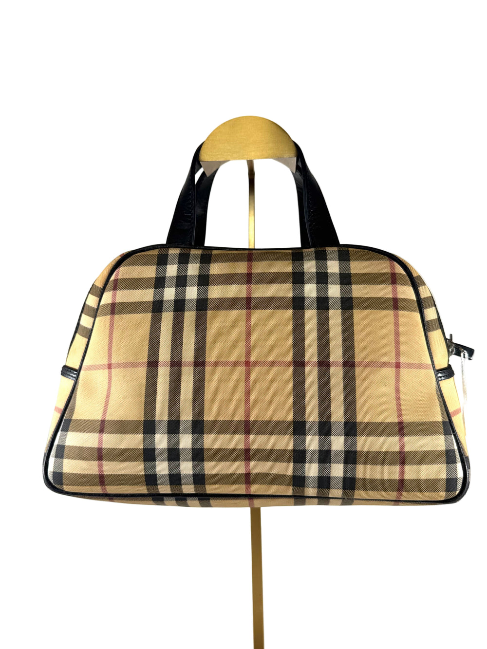 COATED CANVAS NOVACHECK HANDBAG