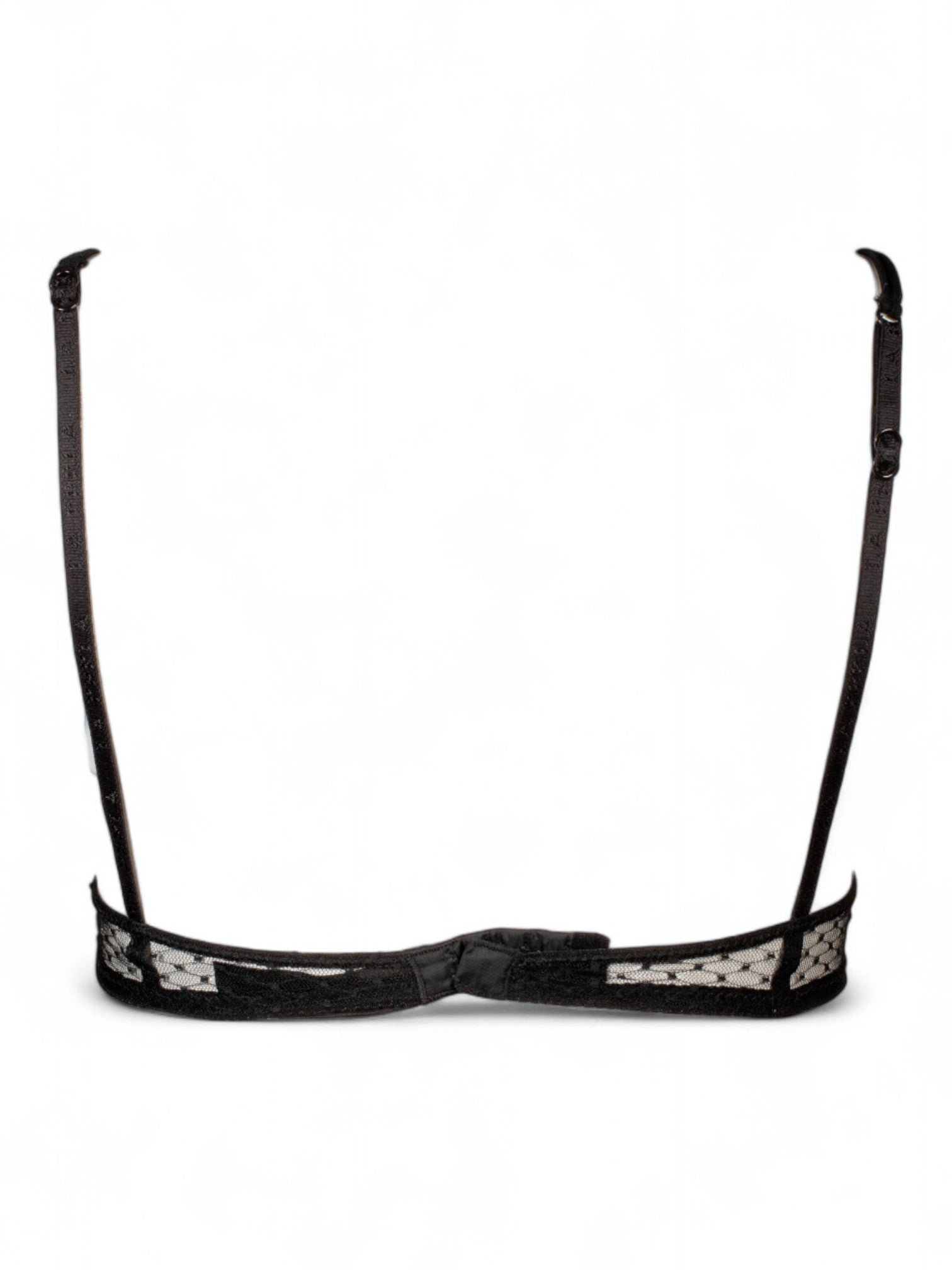 BLACK FLORAL EMBROIDERED BRA @MILI