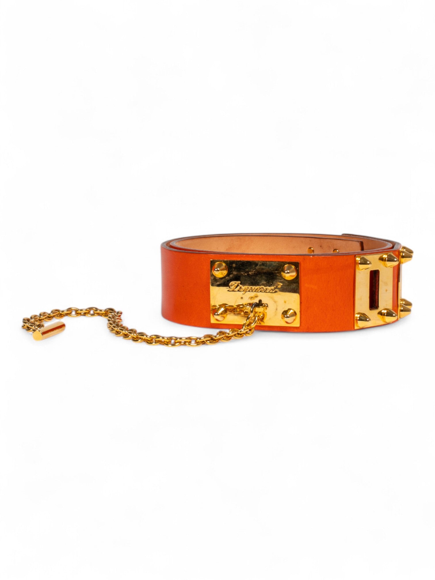 ORANGE CHAIN BELT
