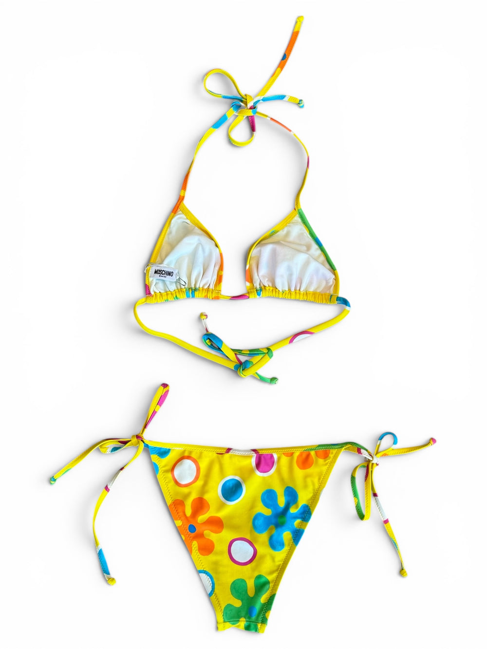 YELLOW SQUIGLY 2/PC BIKINI SET