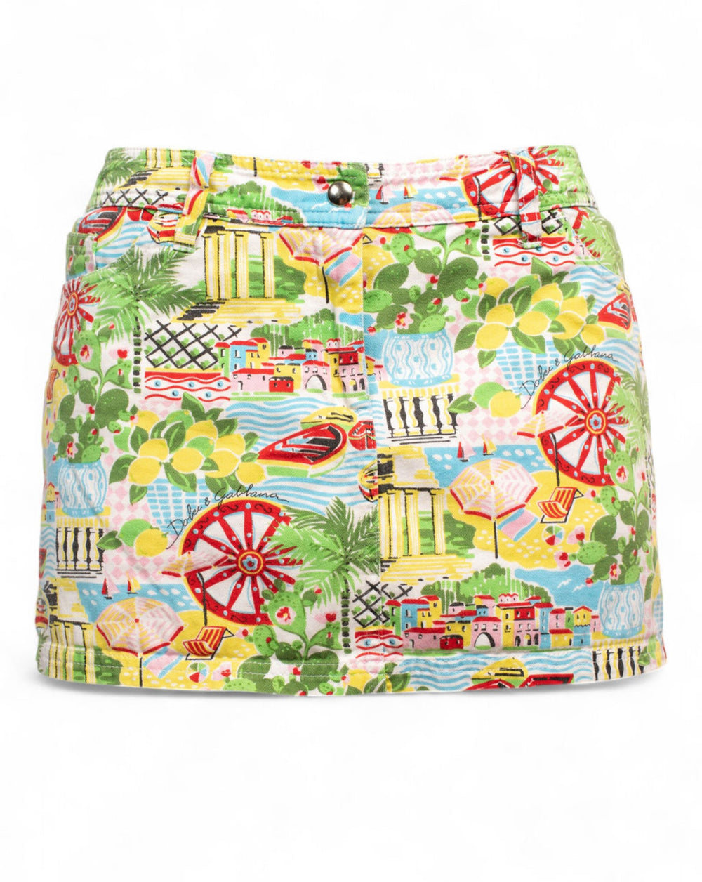 PICNIC PRINTED MINI SKIRT