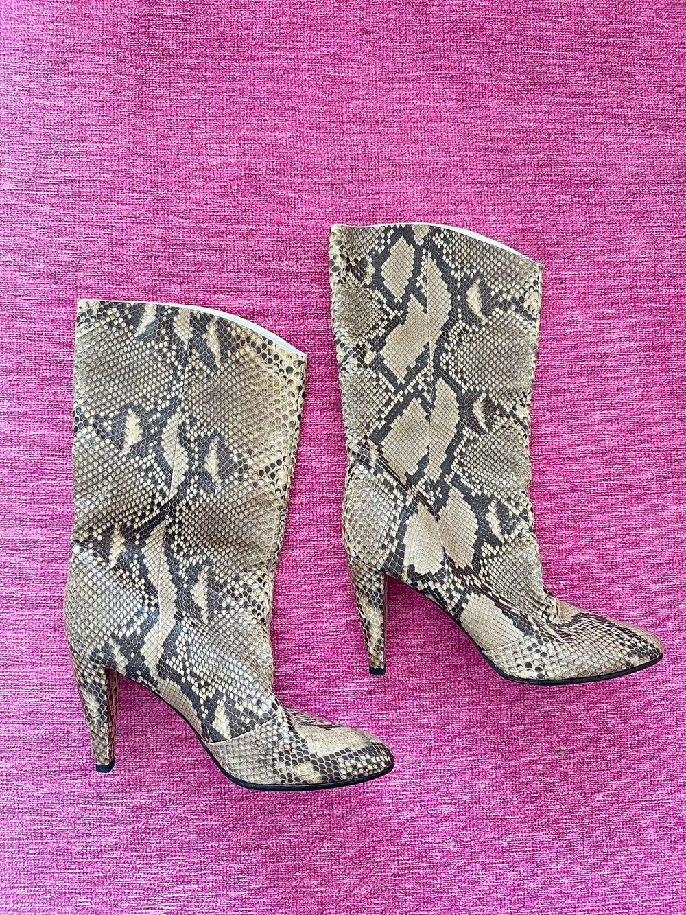 SNAKESKIN BOOTS