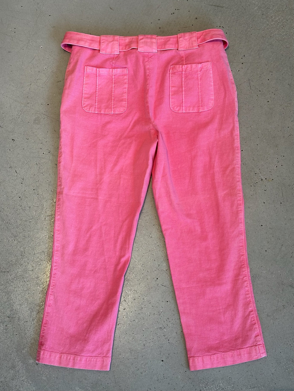 BABY PINK LOGO BELT CAPRIS @MDSG