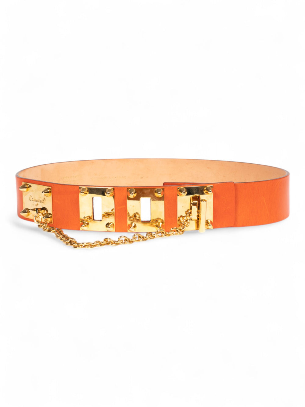 ORANGE CHAIN BELT