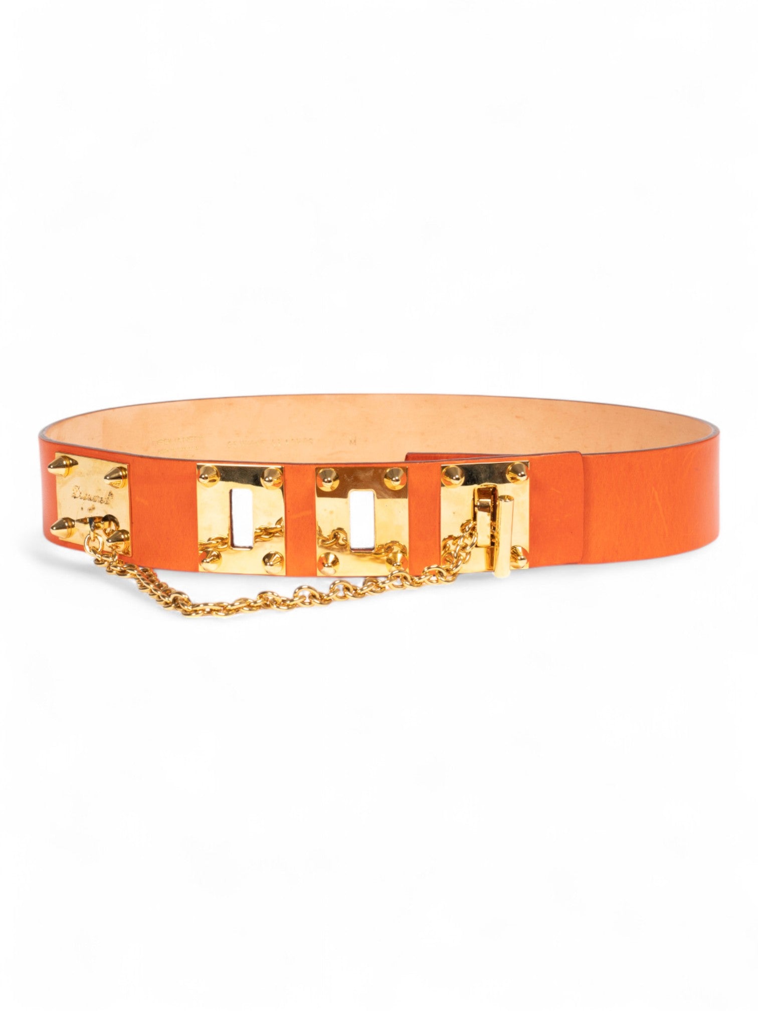 ORANGE CHAIN BELT
