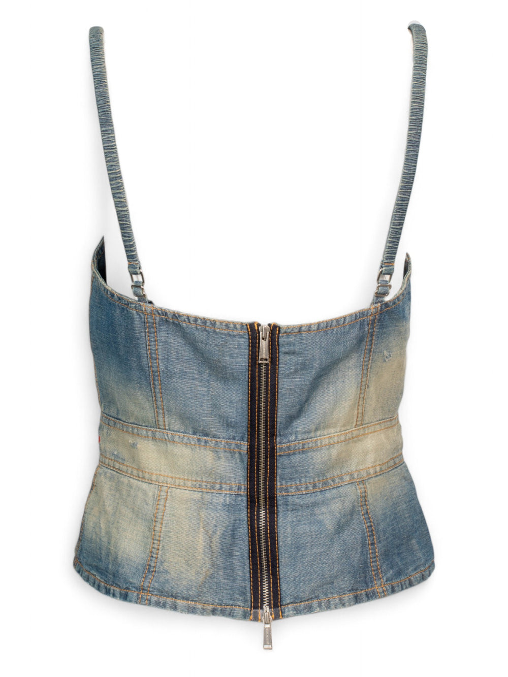 DENIM BUSTIER