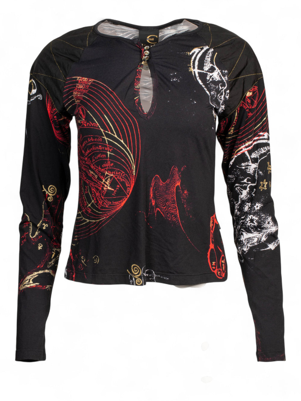 AW03 ASTROLOGY PRINTED LONG SLEEVE TOP