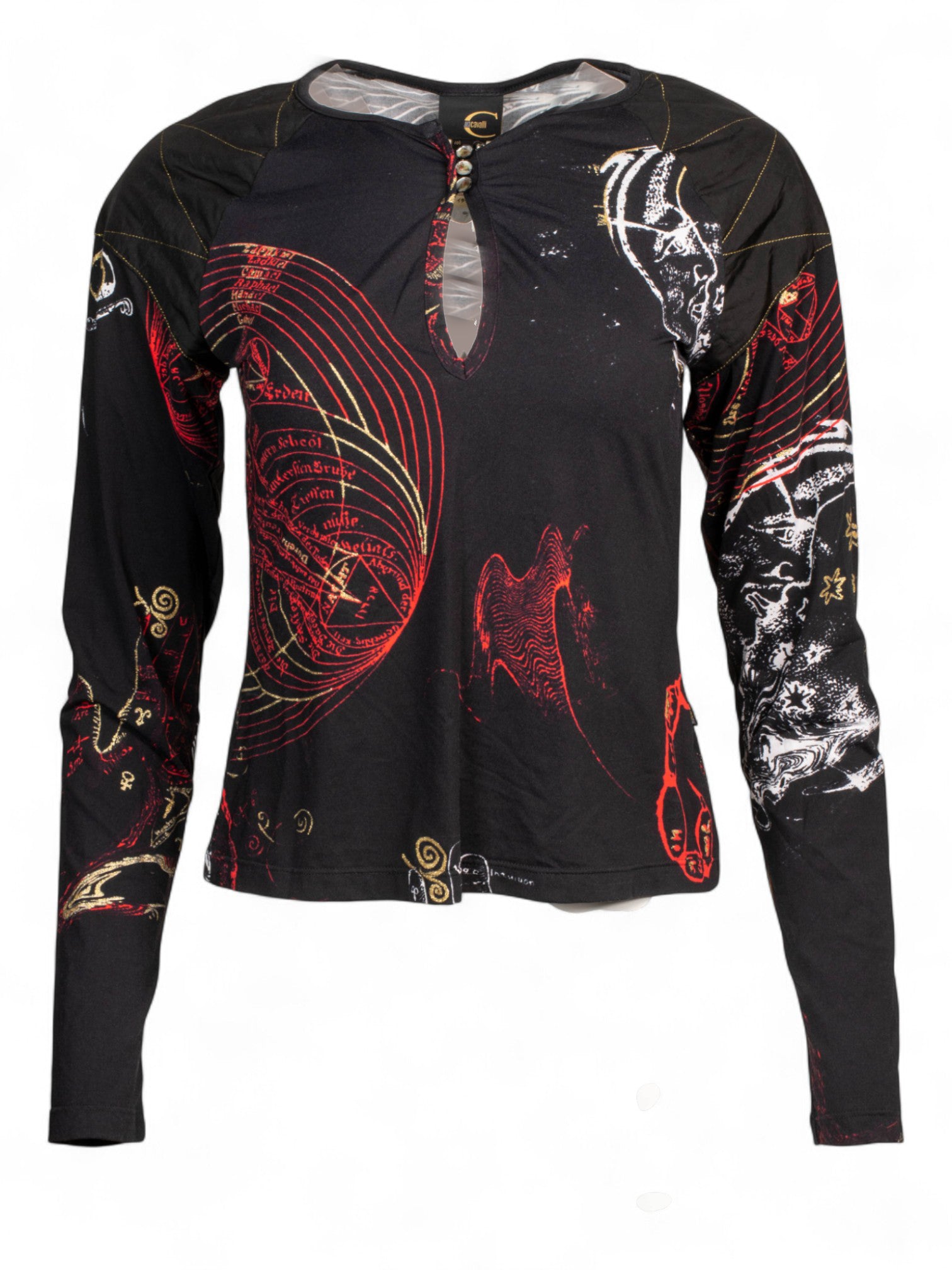 AW03 ASTROLOGY PRINTED LONG SLEEVE TOP