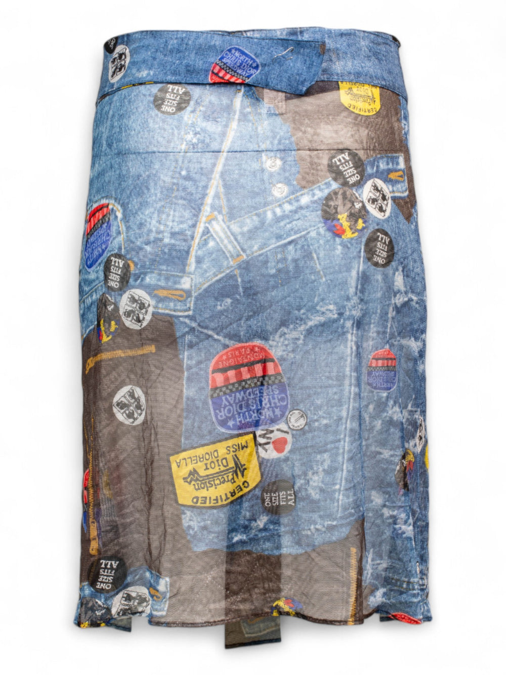 MISS DIORELLA 2001 MESH WRAP SKIRT/SARONG