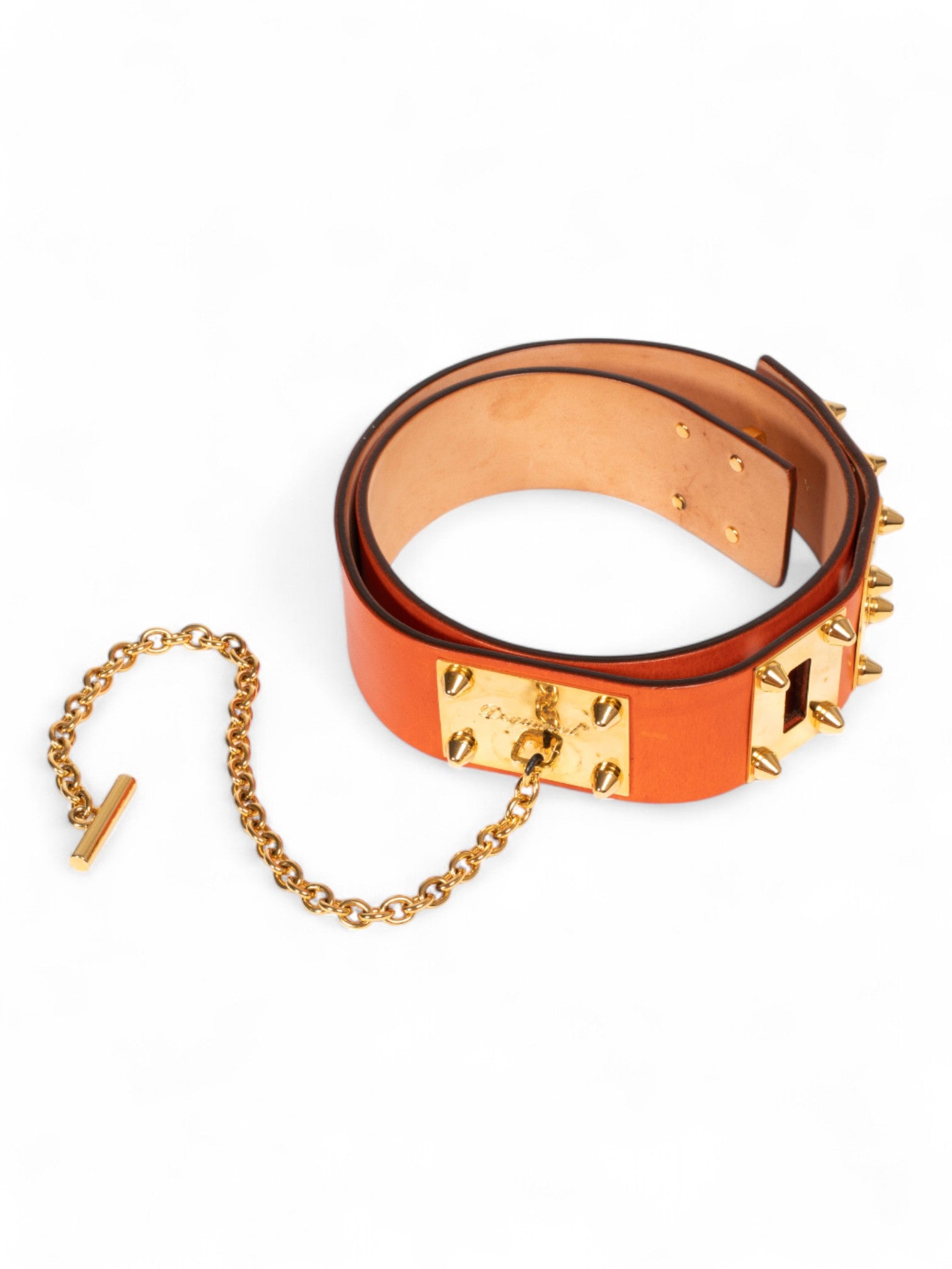 ORANGE CHAIN BELT