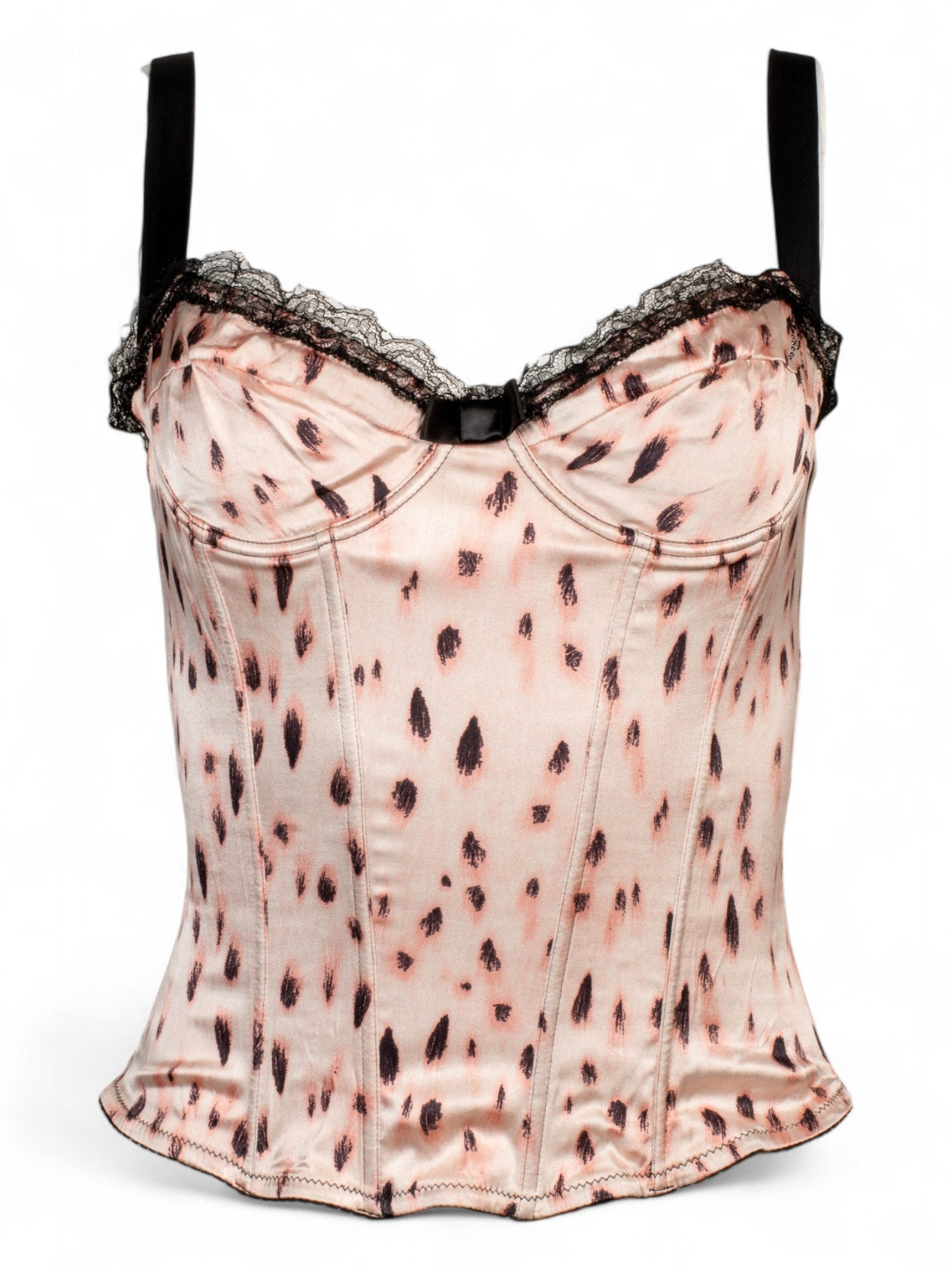 PINK LEOPARD PRINT CORSET