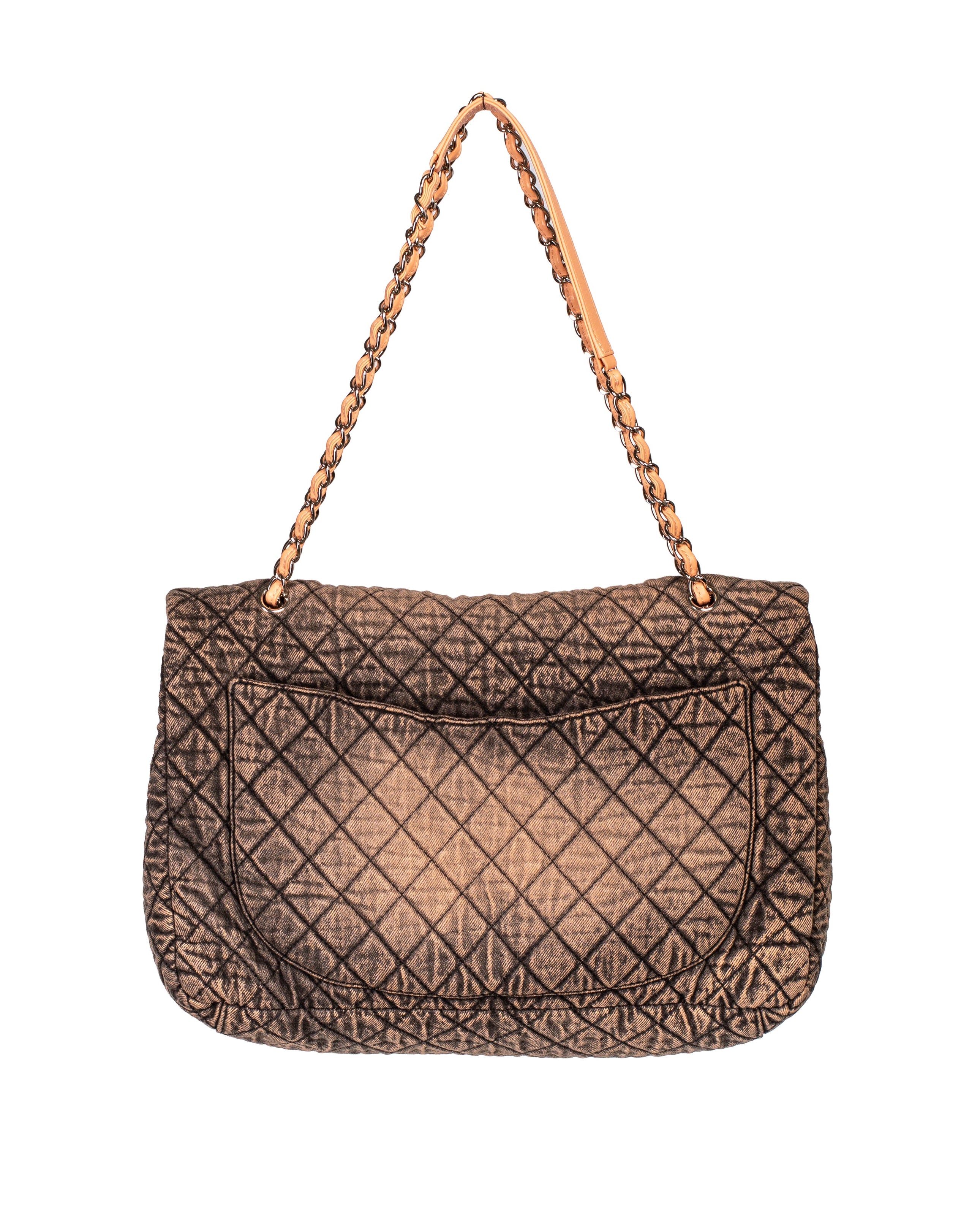 2019/20 Acid Wash Denimpression XXL Airline Flap Bag @SM