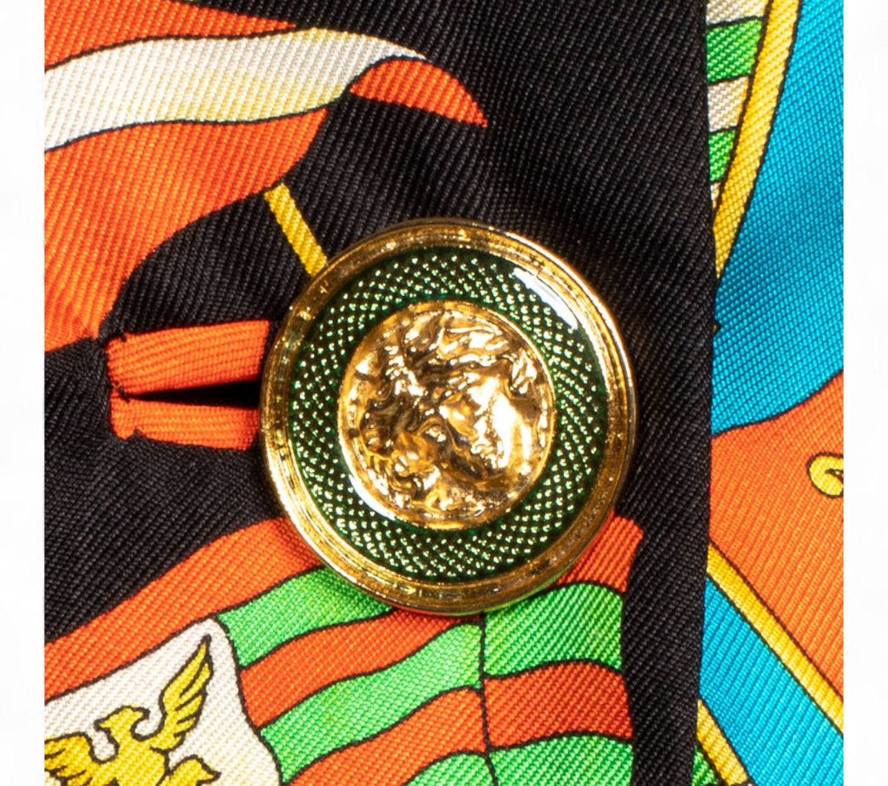SS1993 AMERIGO VESPUCCI BAROQUE SILK BLAZER @JCCG