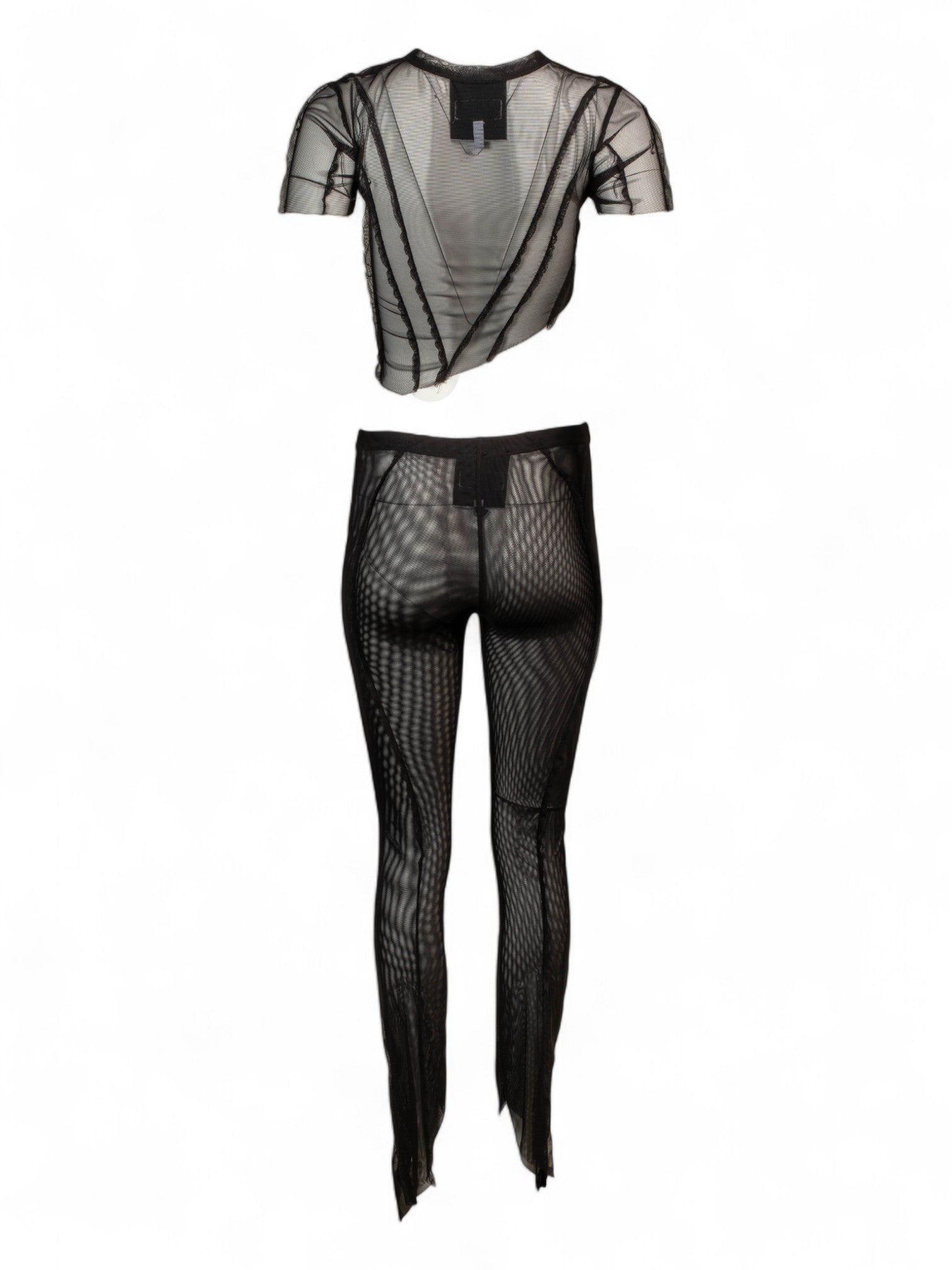 BLACK MESH SAFETY PIN 2/PC SET