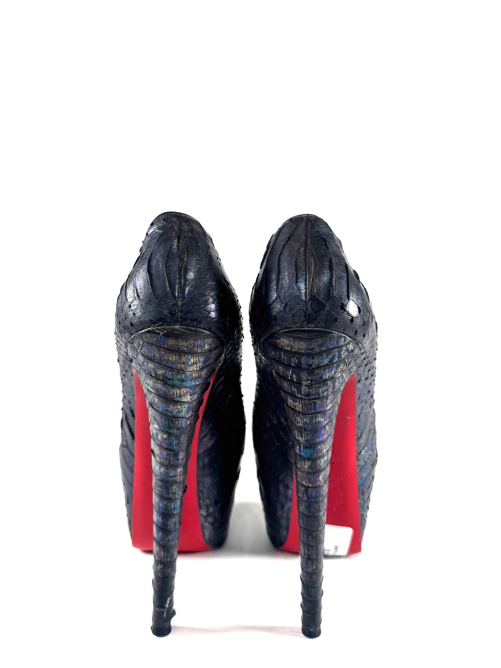 WATER SNAKE PEEP TOE HEELS