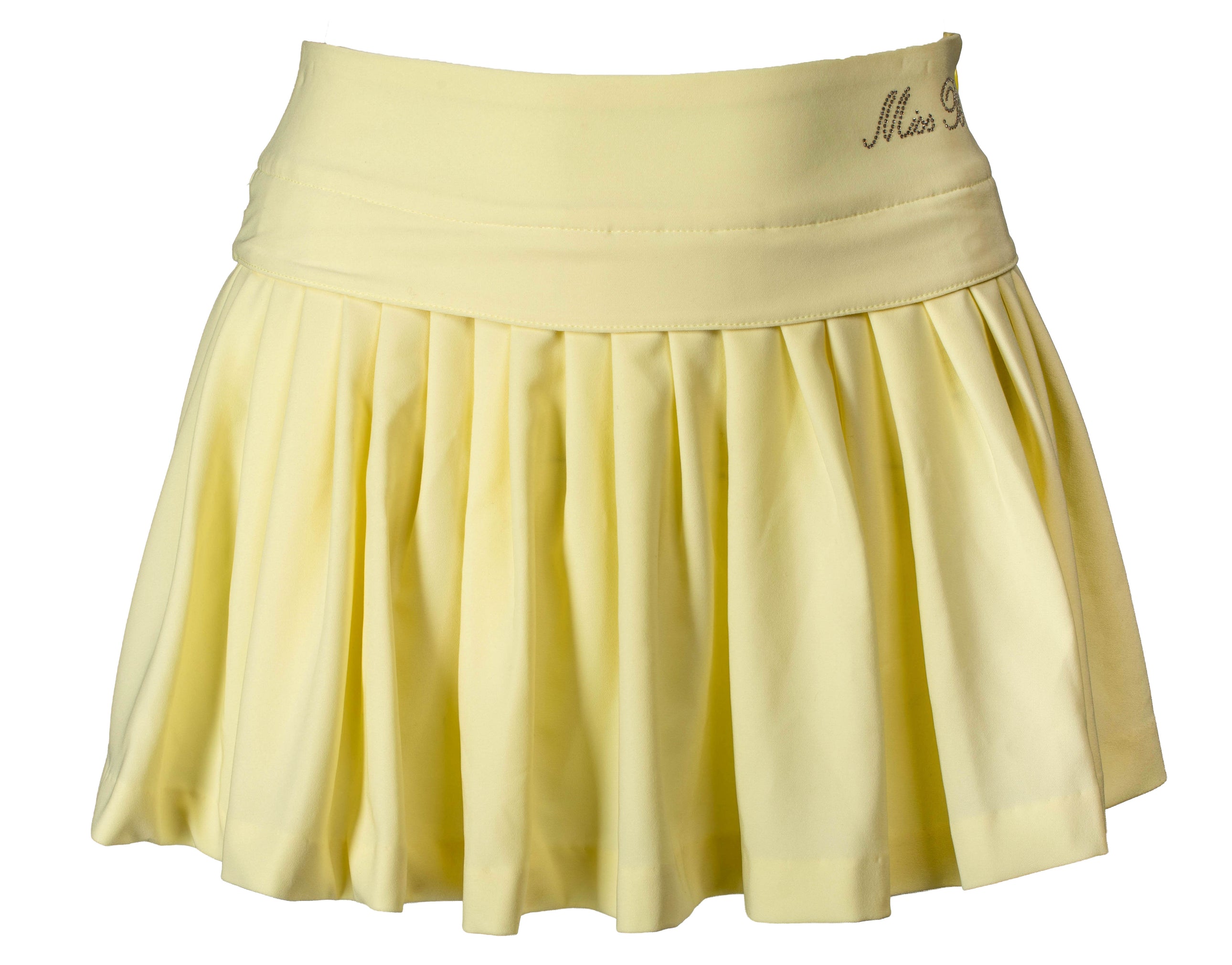 MISS B YELLOW PLEATED MINI SKIRT (NWT) @MDSG