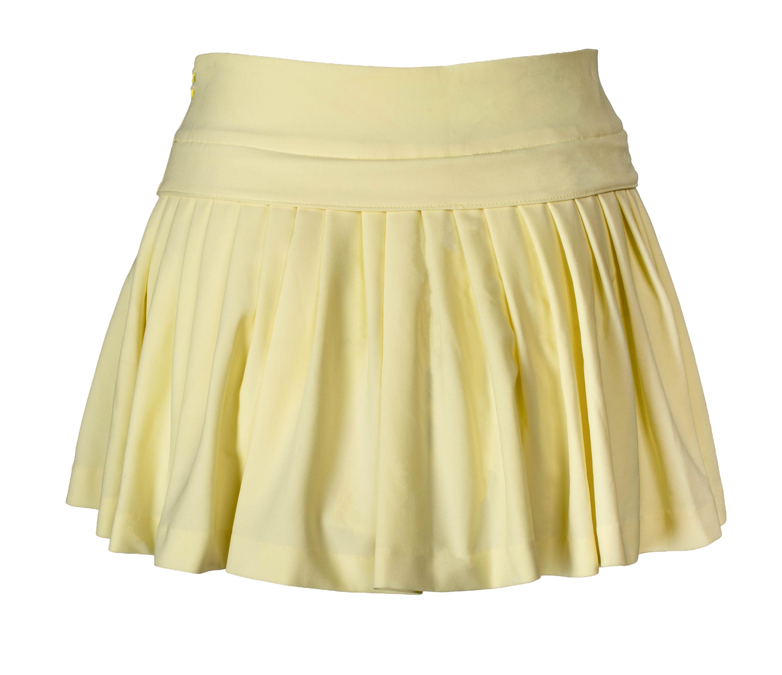 MISS B YELLOW PLEATED MINI SKIRT (NWT) @MDSG