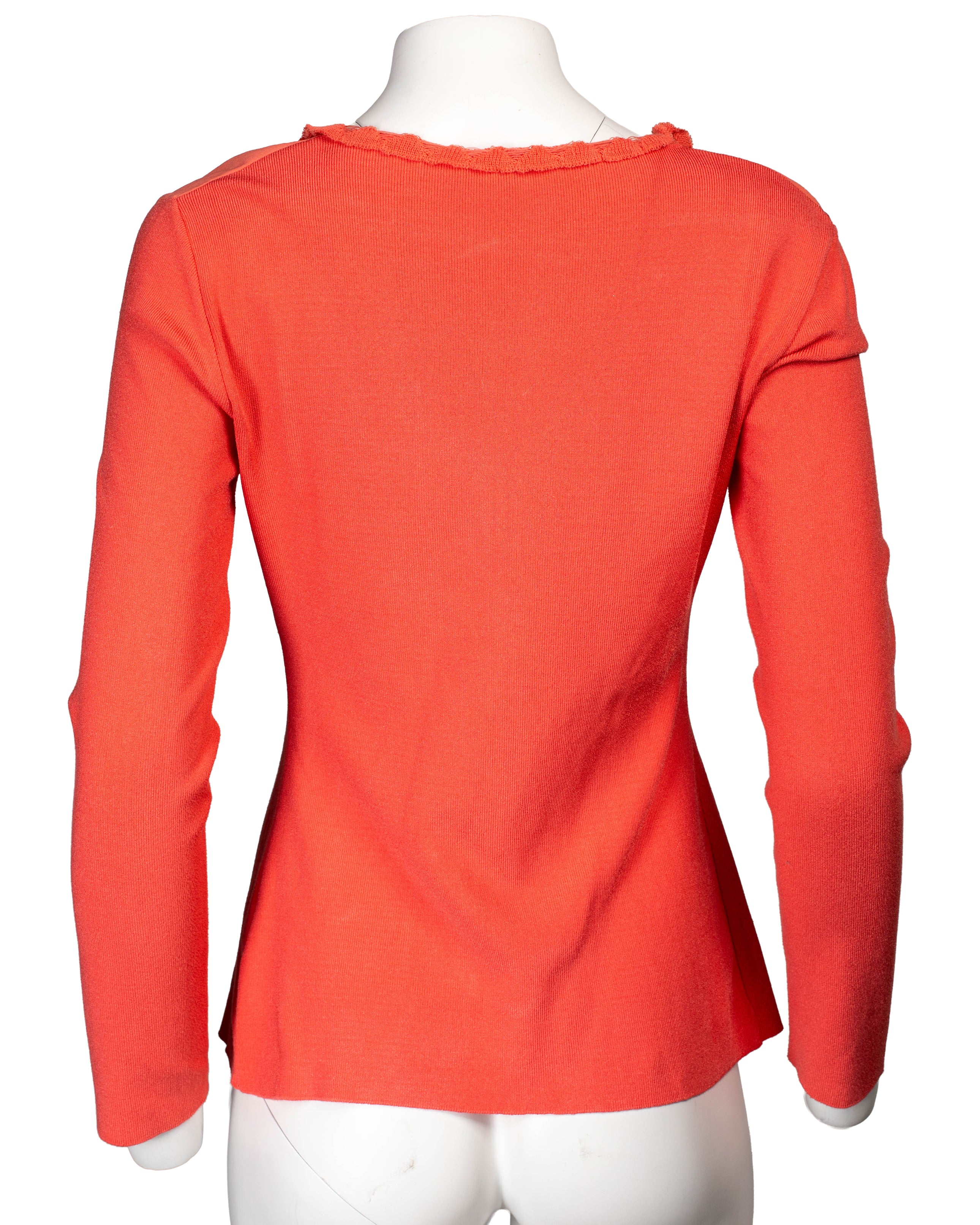 FW04 ORCHID KNIT & SILK CARDIGAN