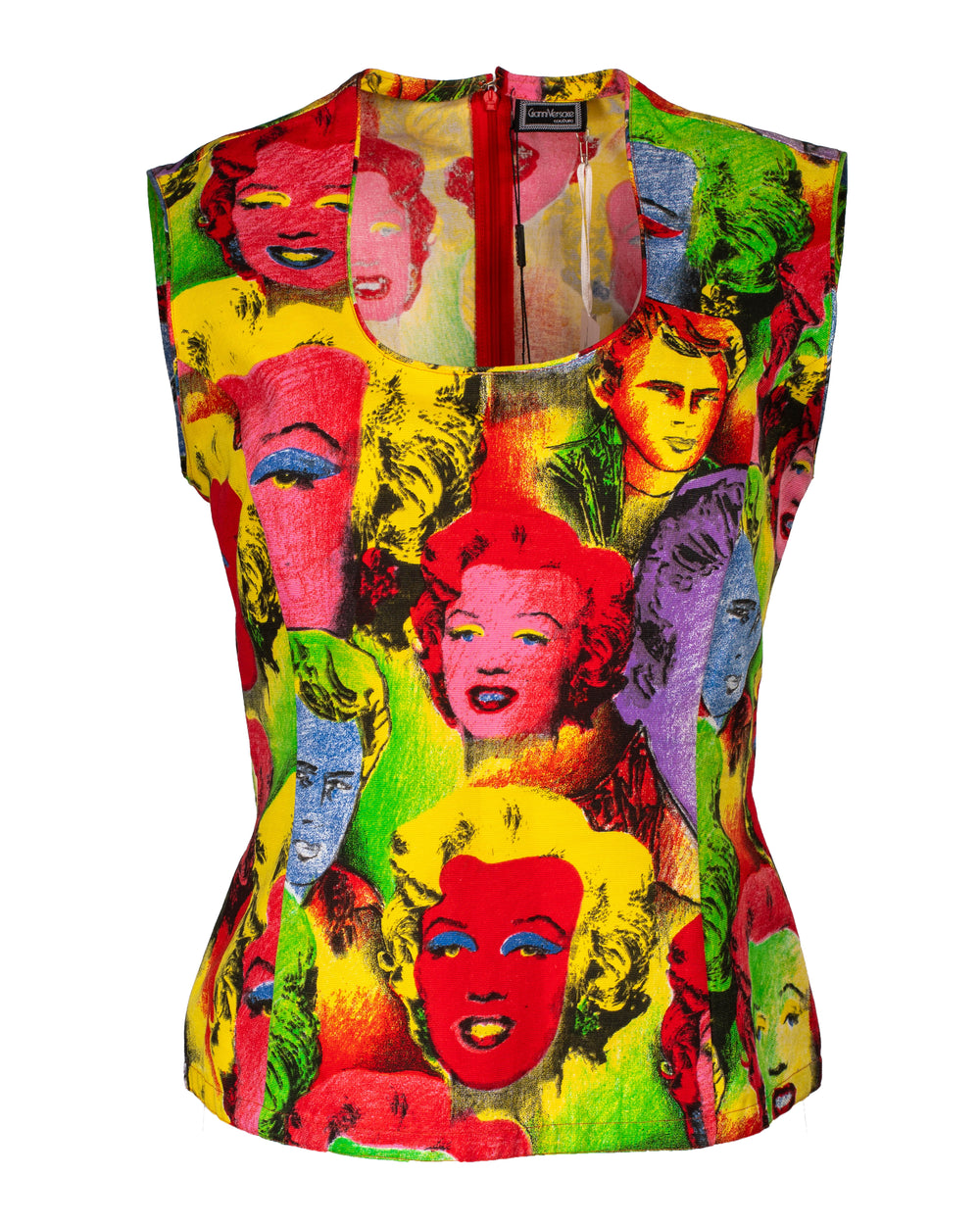 SS1991 MARILYN/POP ART CORSET TOP