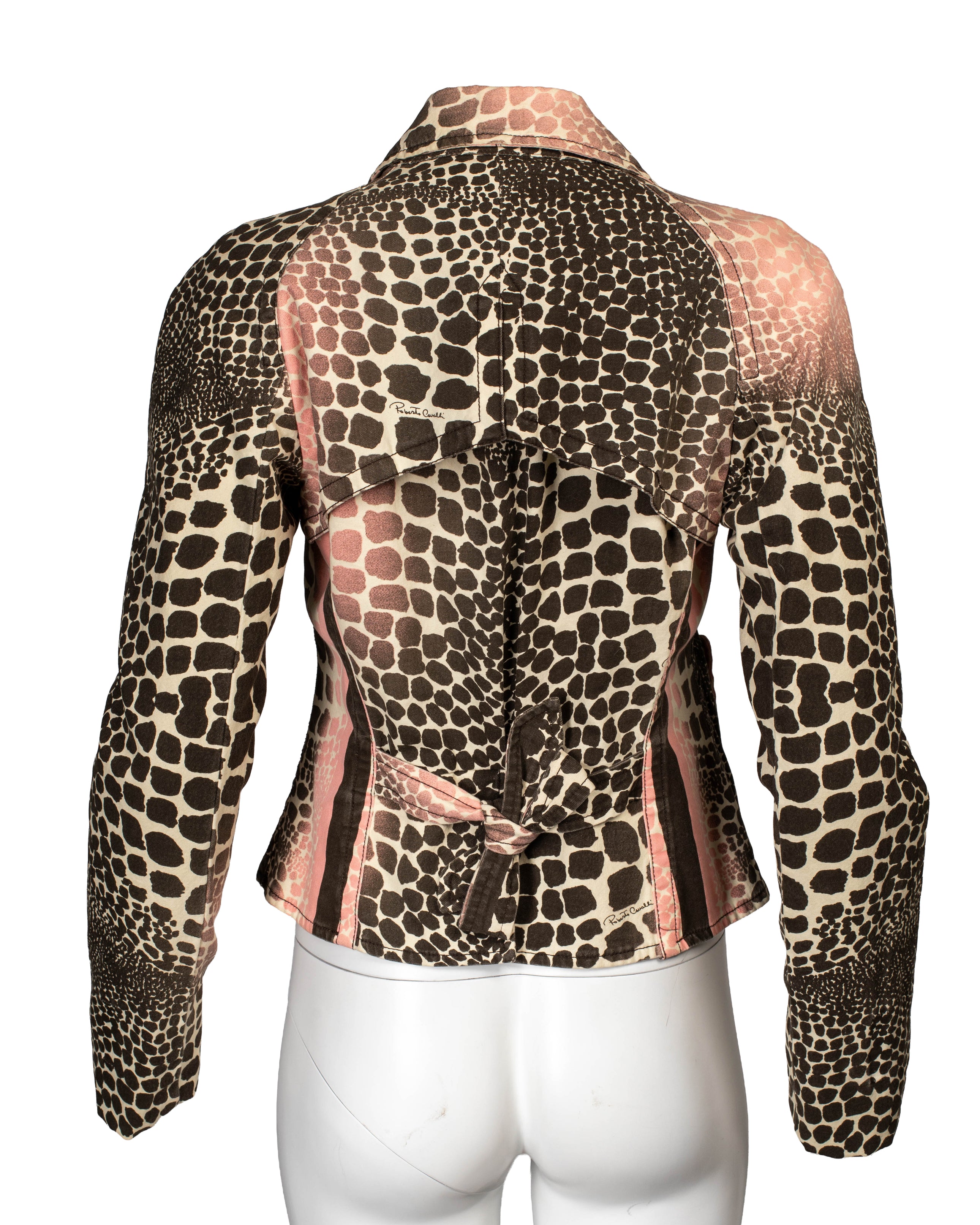 RARE SS04 GIRAFFE PRINTED PUFFED JACKET