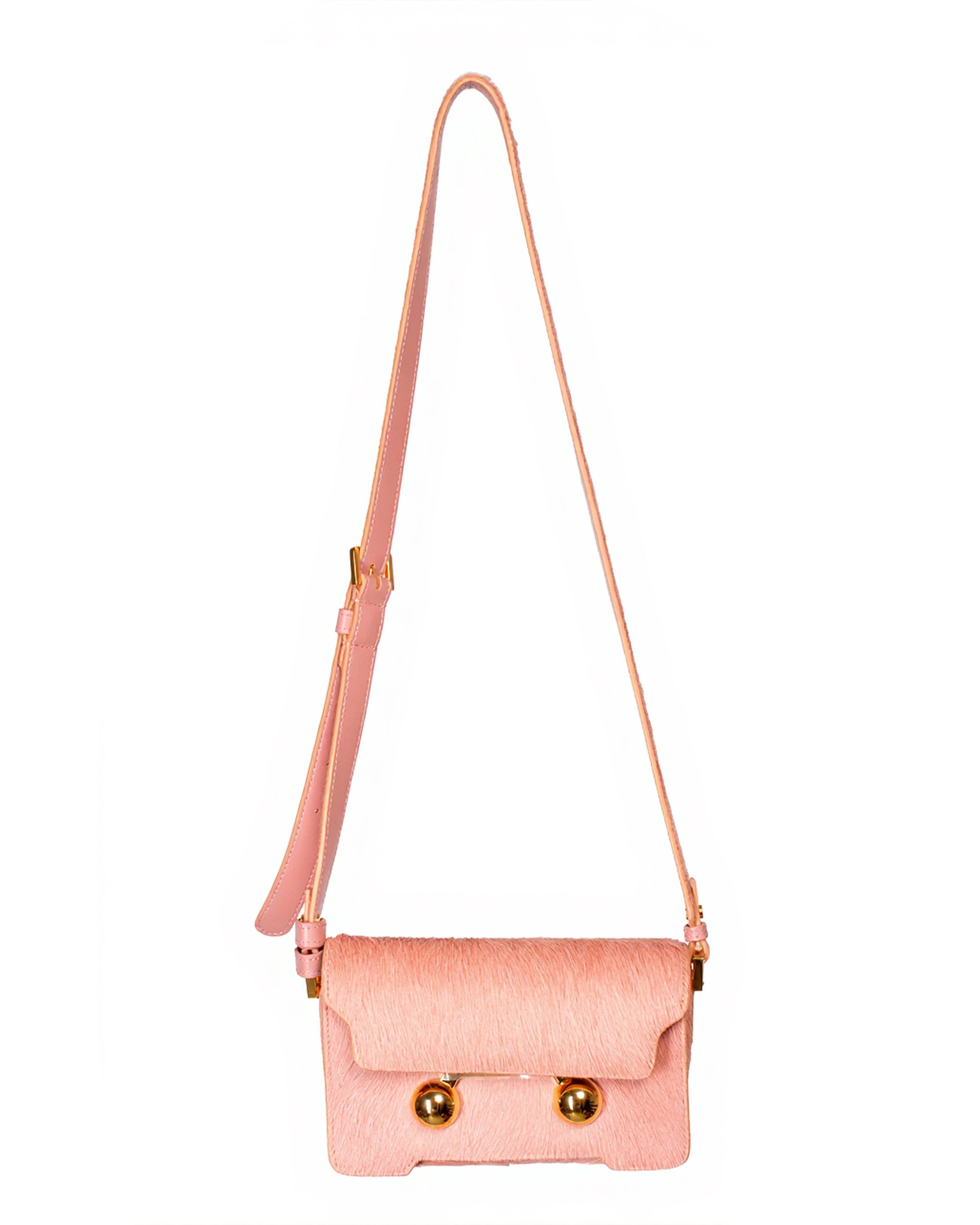 PINK CALFHAIR TRUNKAROO MINI BAG (NWT) @REZH