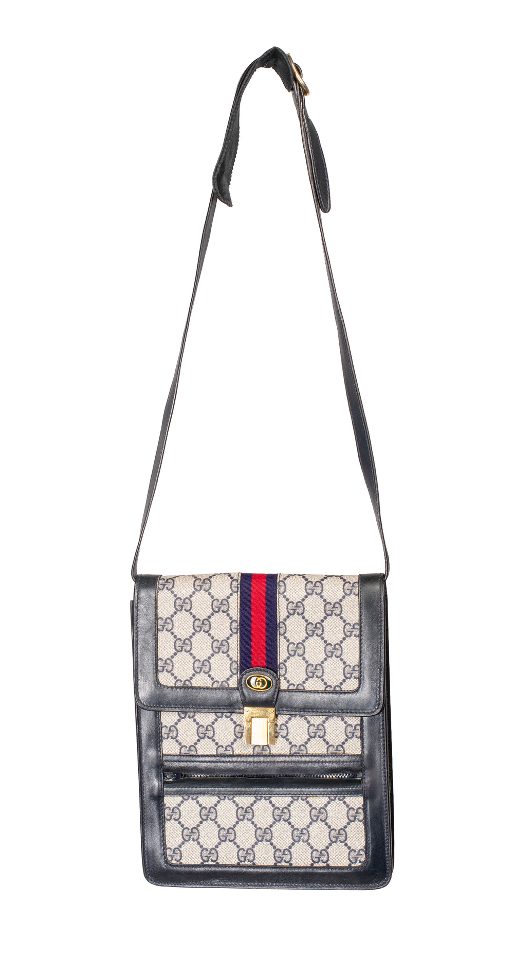 70S/80S MONOGRAM CROSSBODY SHOULDER BAG