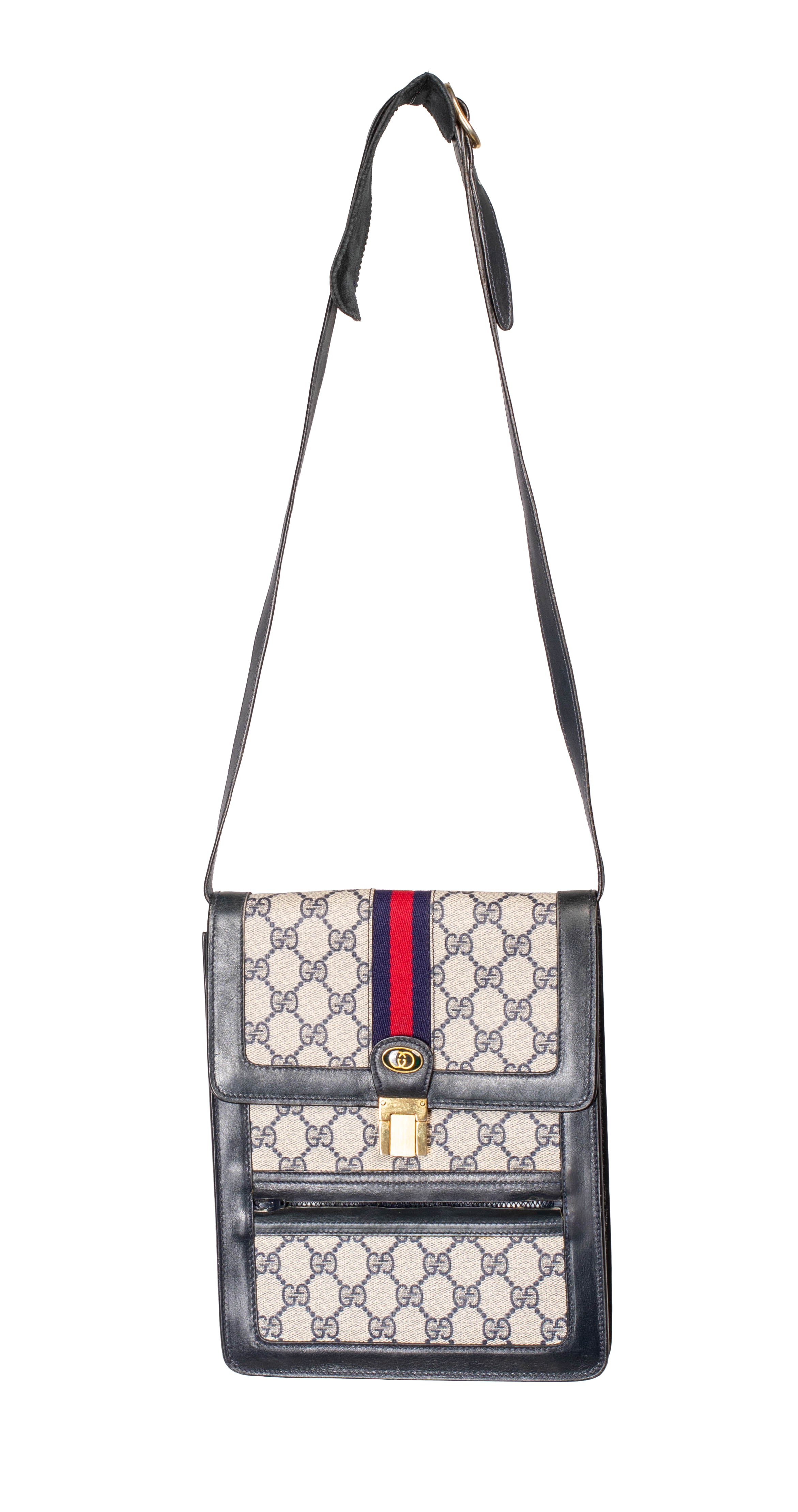 70S/80S MONOGRAM CROSSBODY SHOULDER BAG