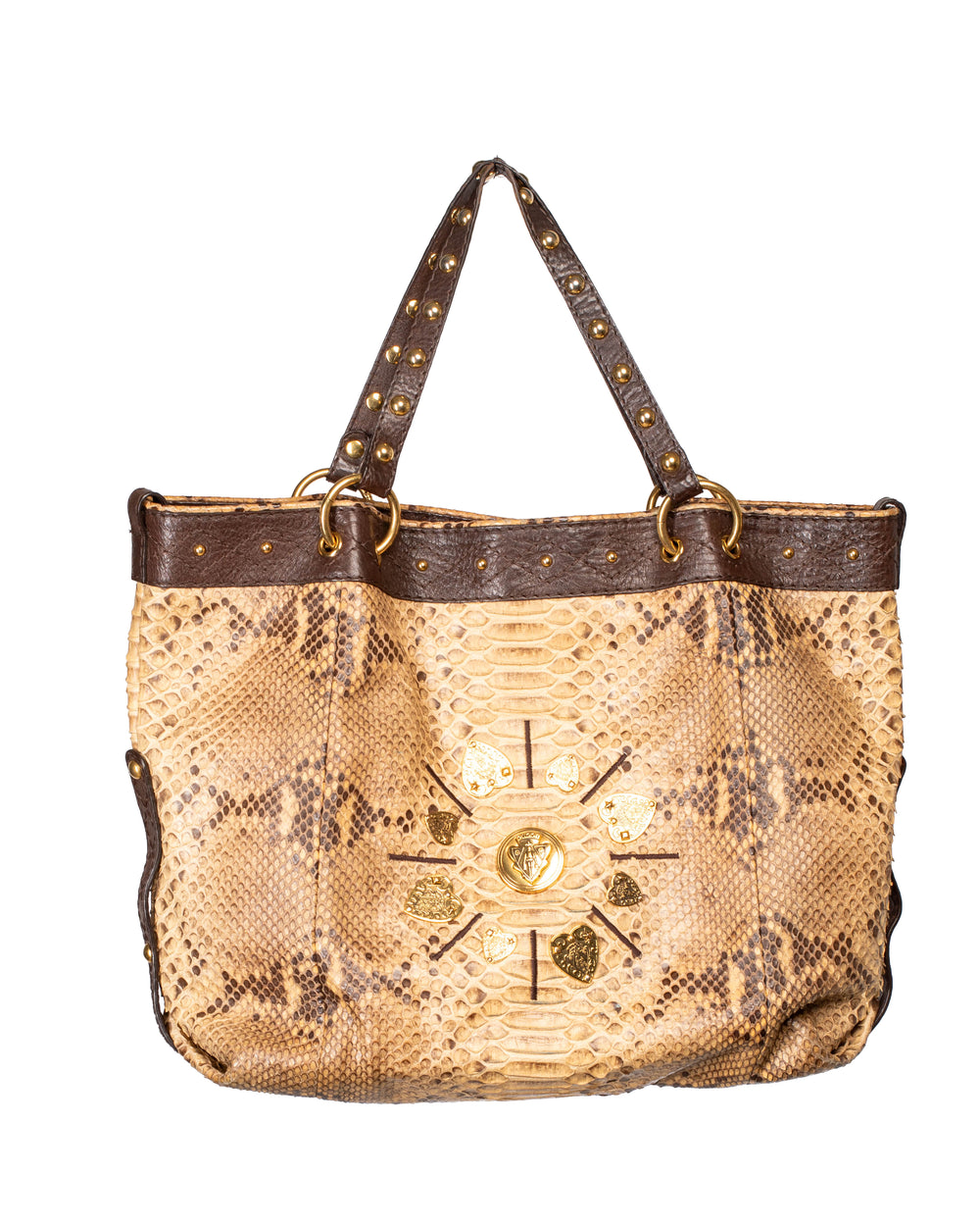 IRINA BABOUSKA PYTHON LARGE TOTE