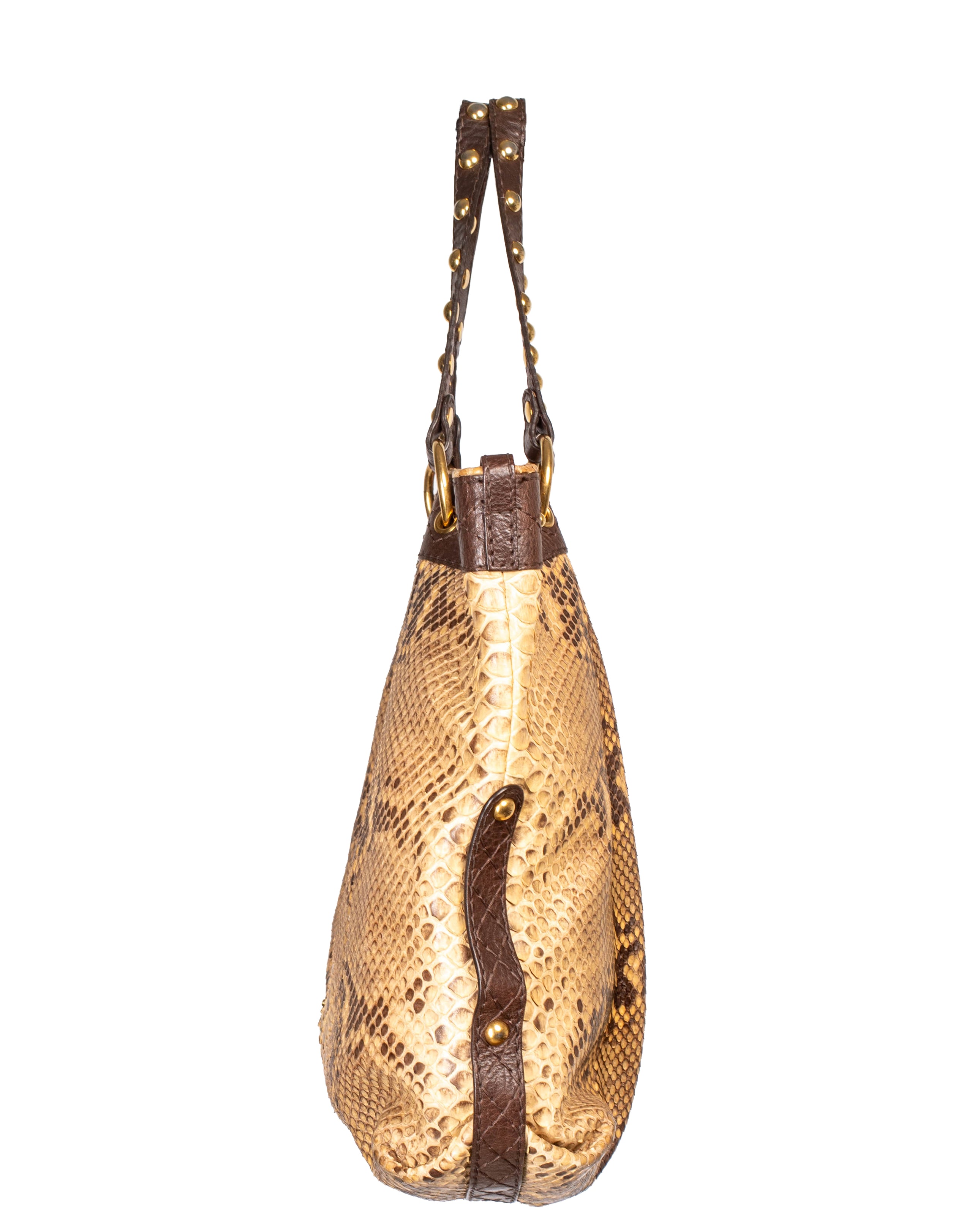 IRINA BABOUSKA PYTHON LARGE TOTE