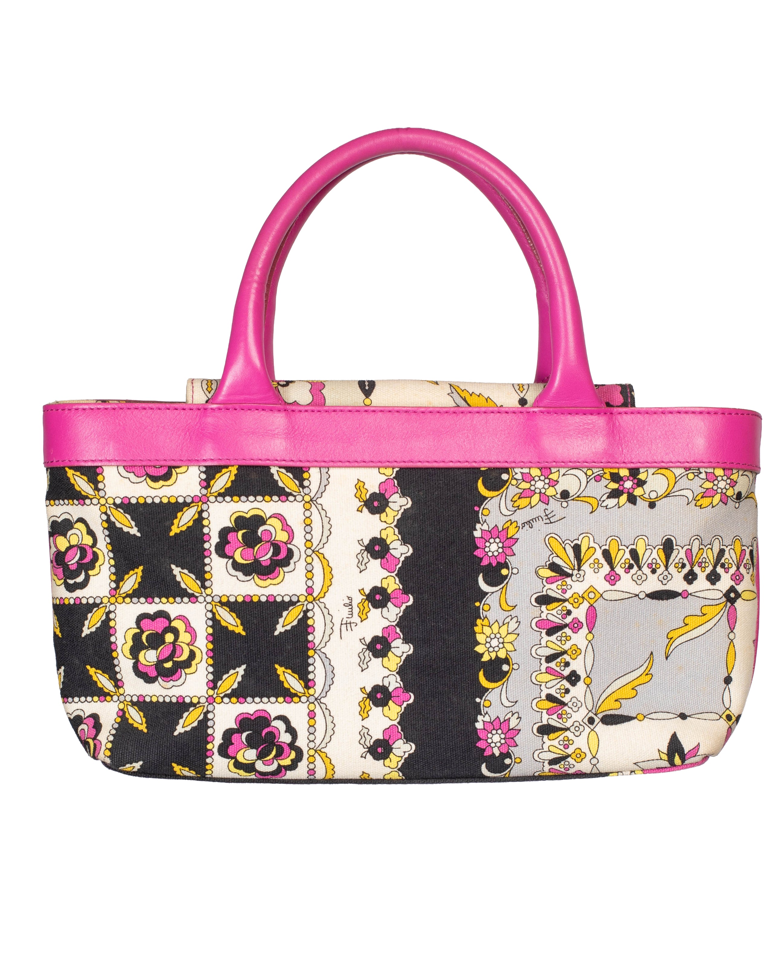 PINK PRINTED HANDBAG