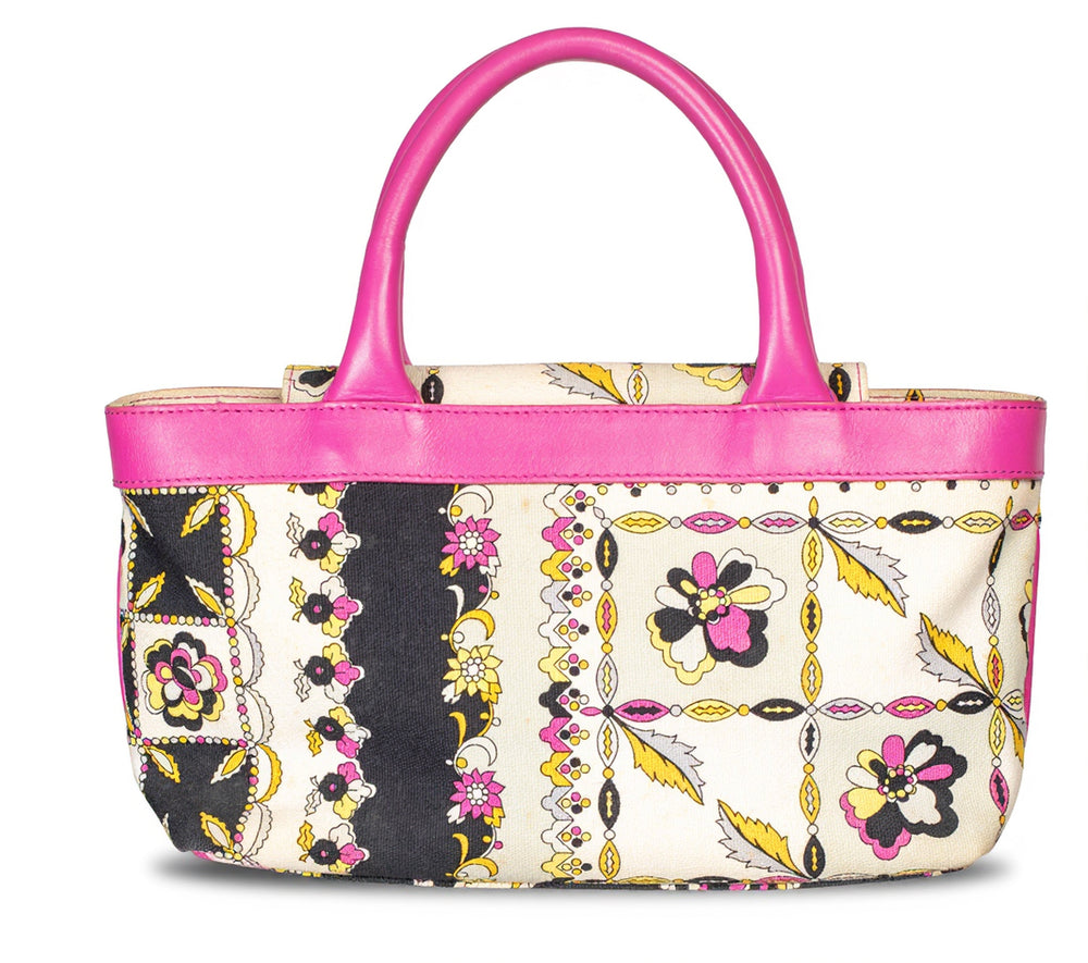PINK PRINTED HANDBAG