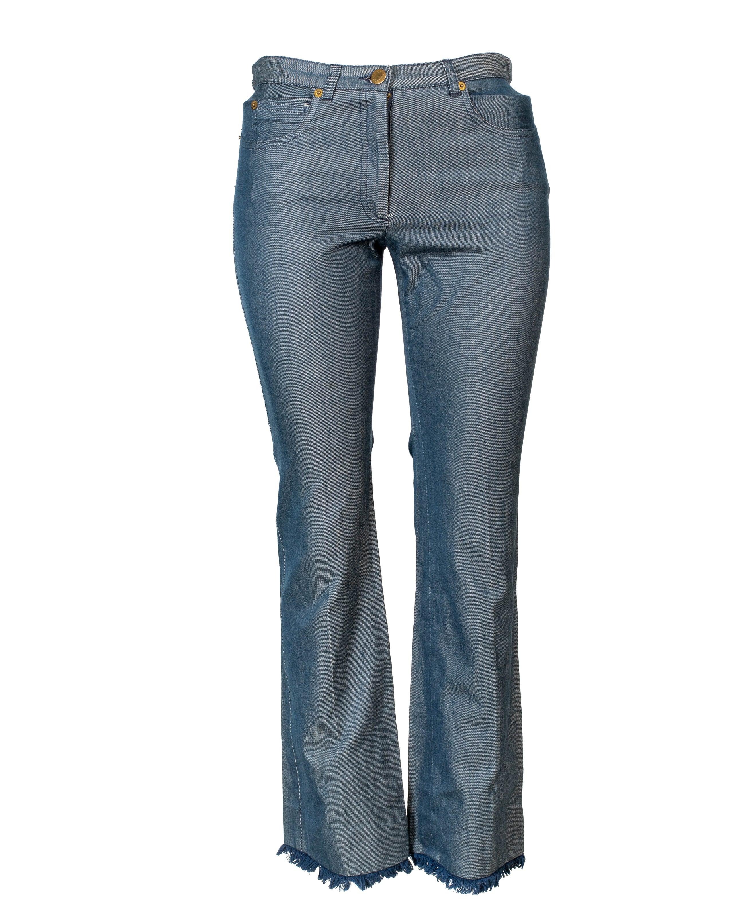 S/S 2000 SKULL EMBROIDERED JEANS