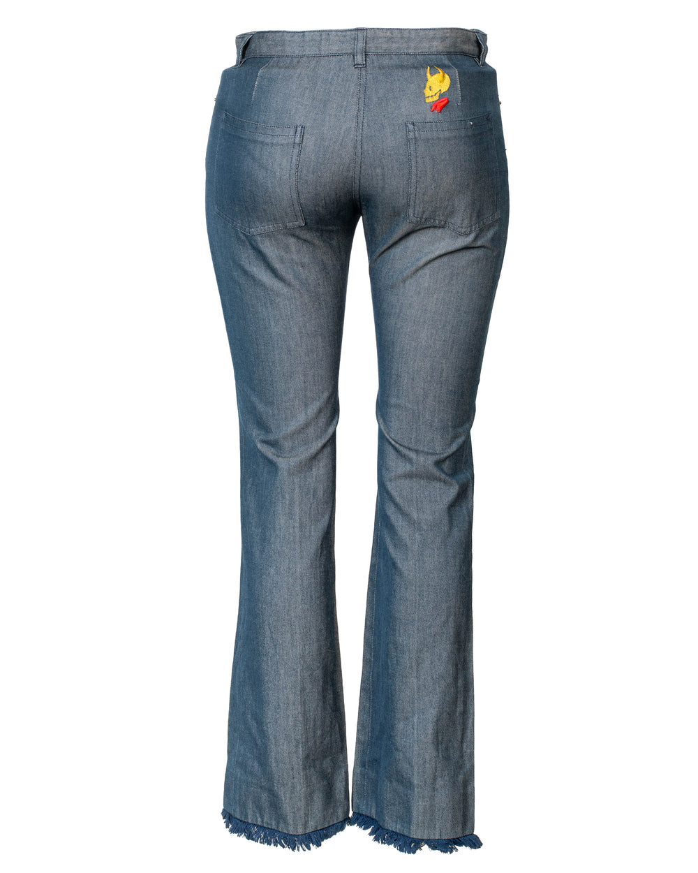 S/S 2000 SKULL EMBROIDERED JEANS