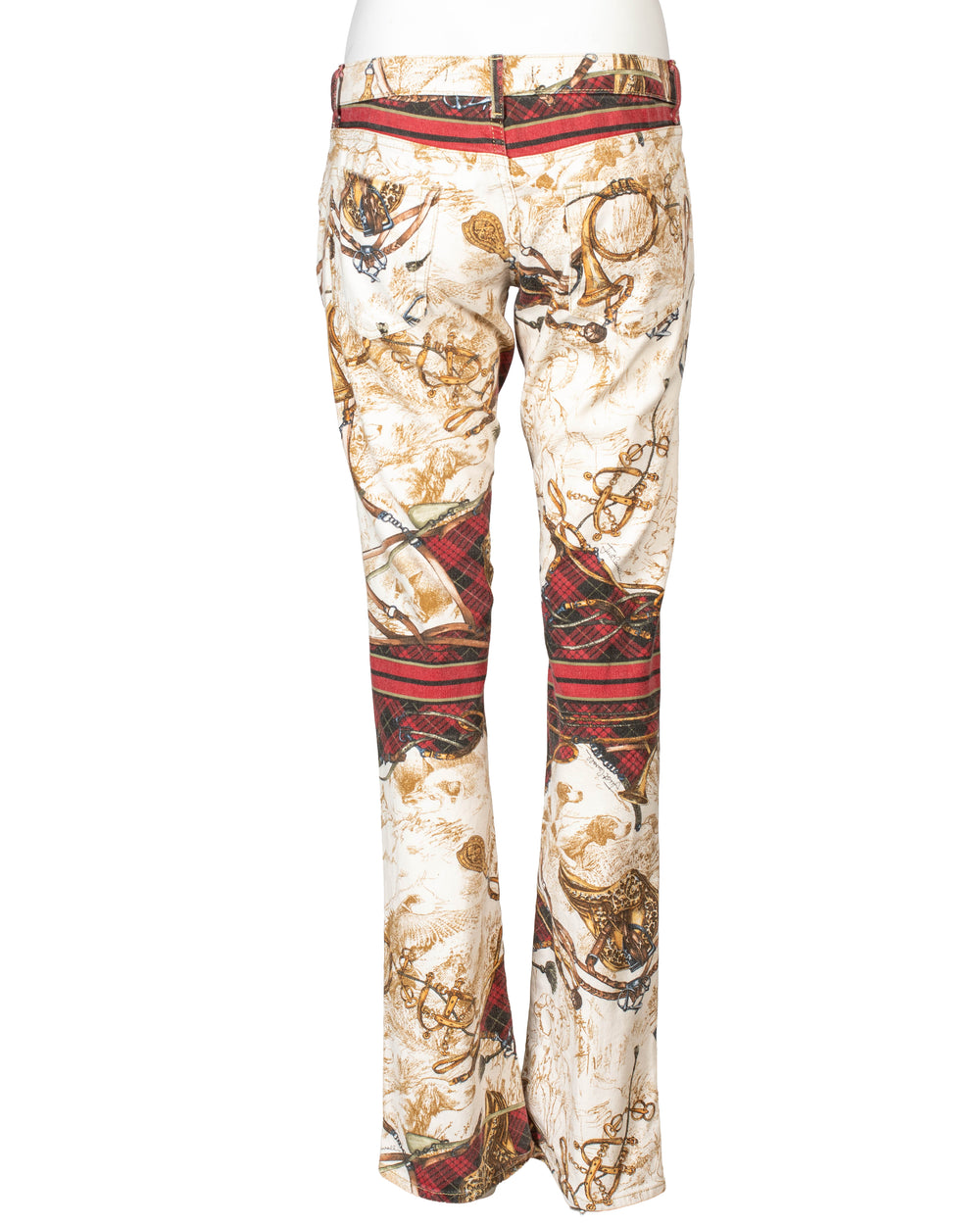 EQUESTRIAN PRINTED JEANS