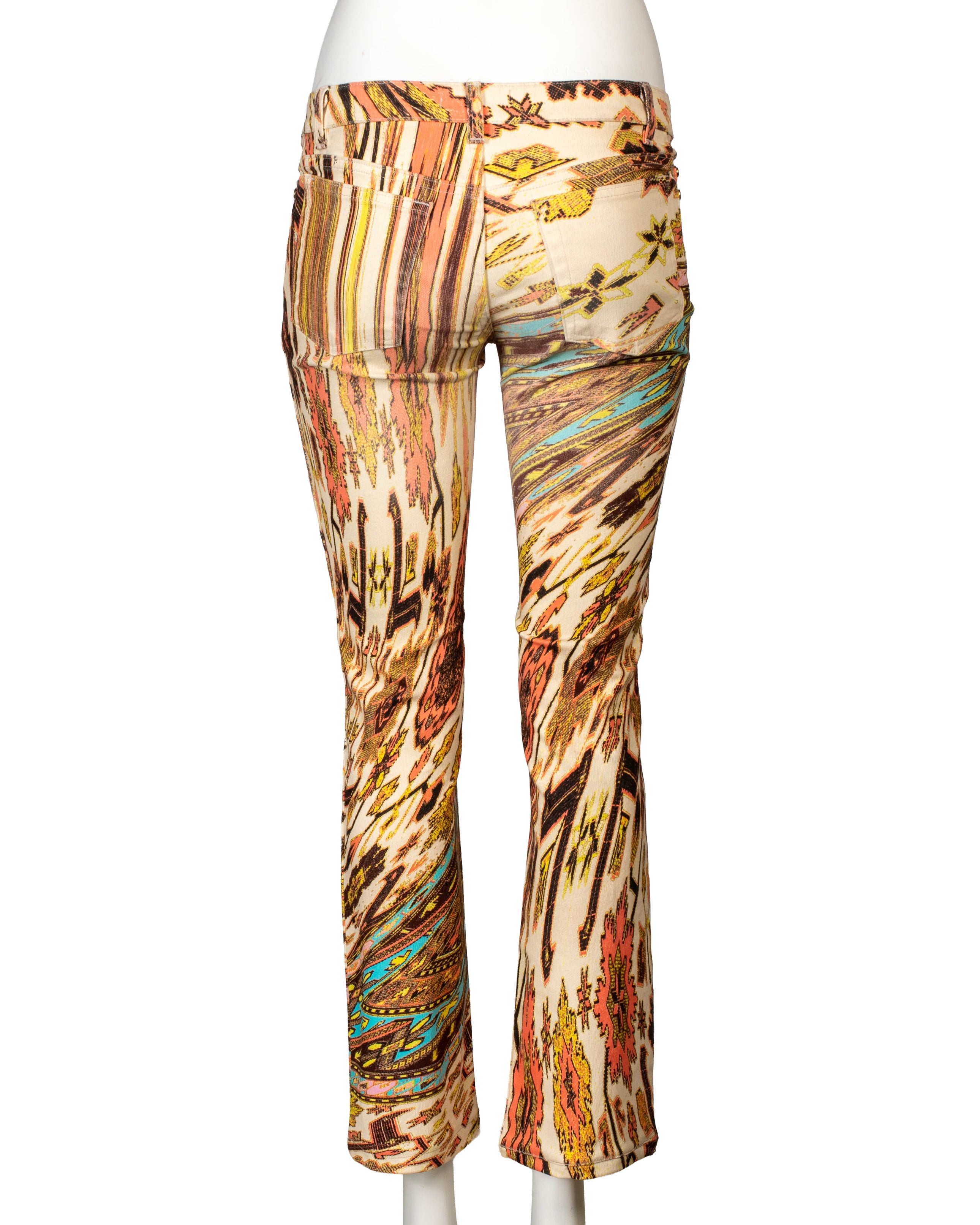 TRIBAL PRINTED JEANS