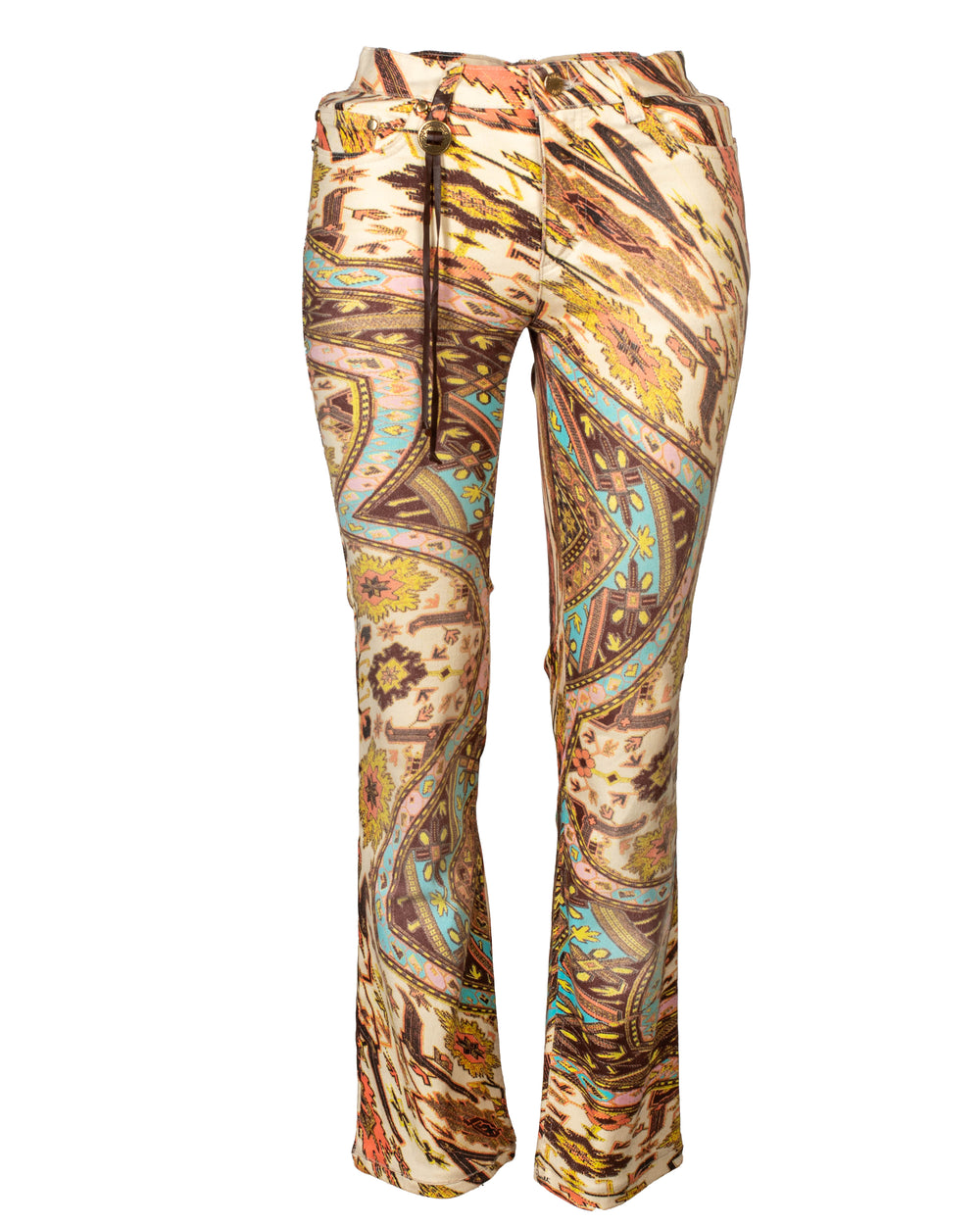TRIBAL PRINTED JEANS