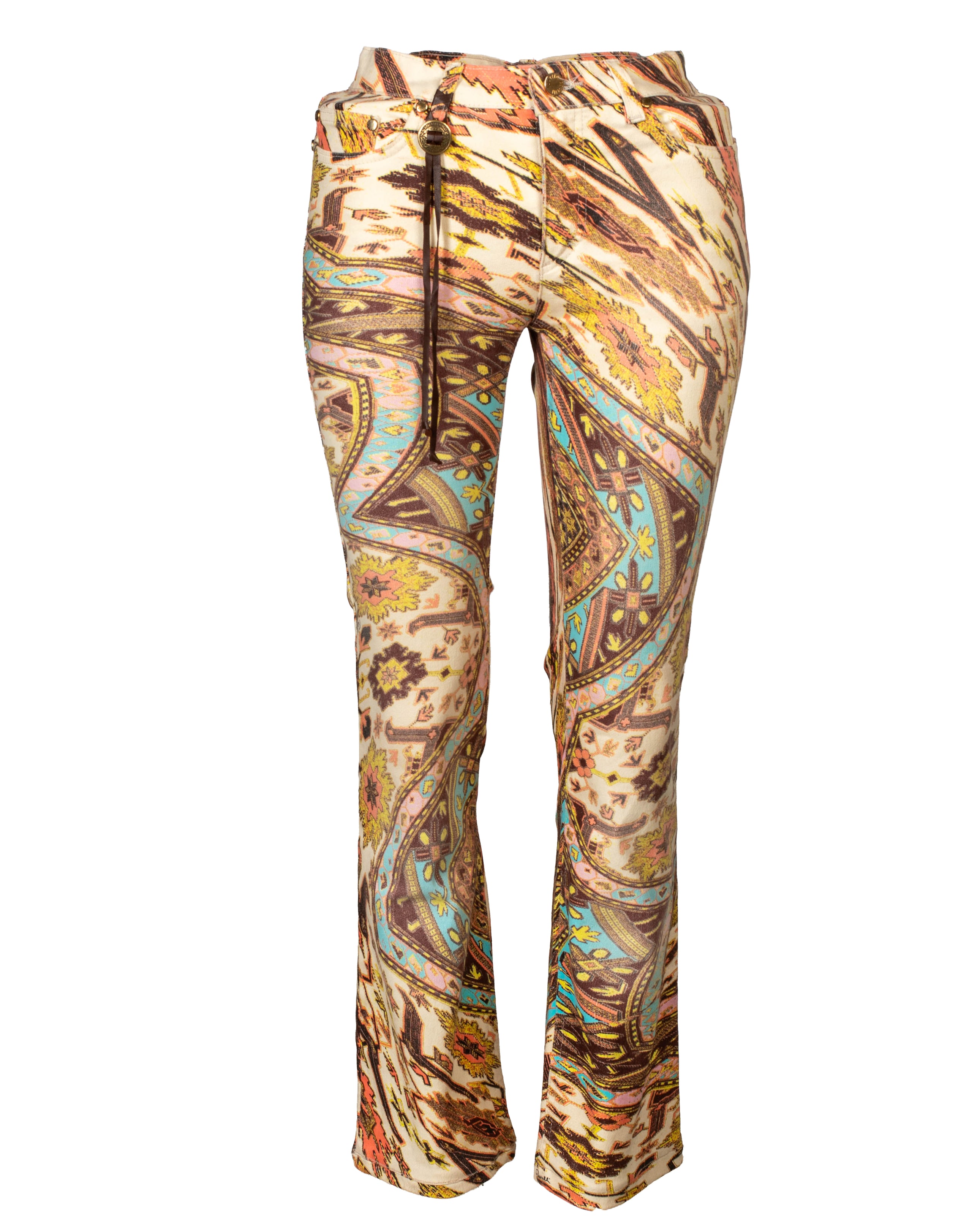 TRIBAL PRINTED JEANS