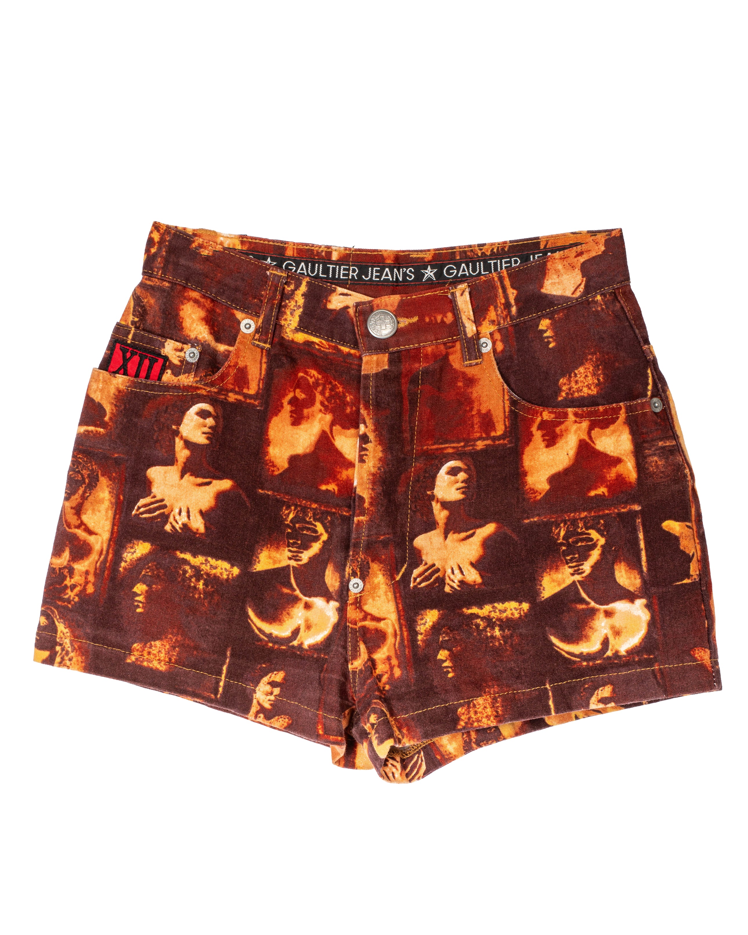 90S BROWN NUDE MUSE PORTRAIT SHORTS