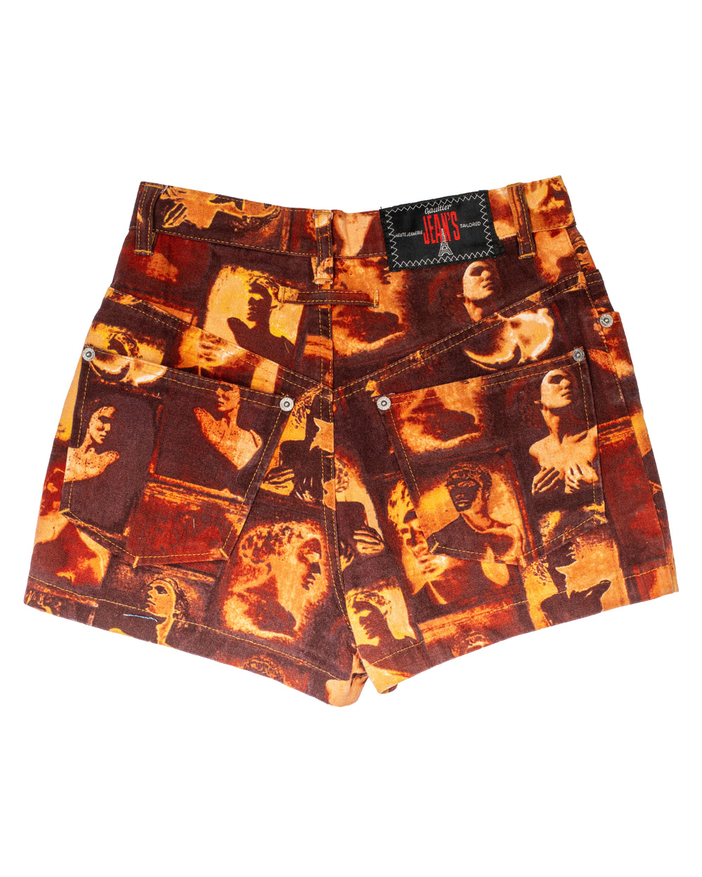 90S BROWN NUDE MUSE PORTRAIT SHORTS