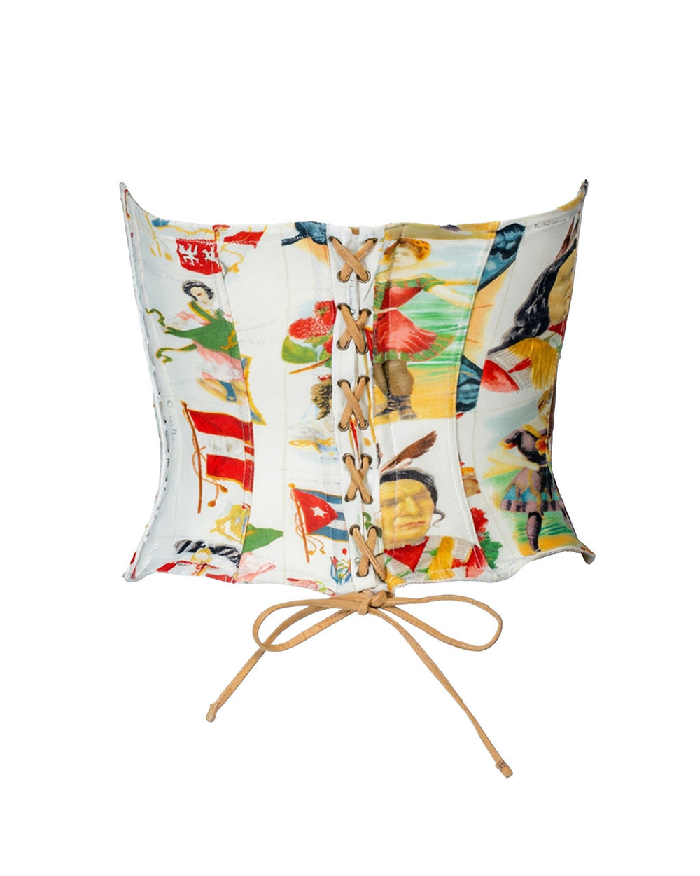 SS02 STAMP/POSTCARD PRINTED CORSET @MARLIE