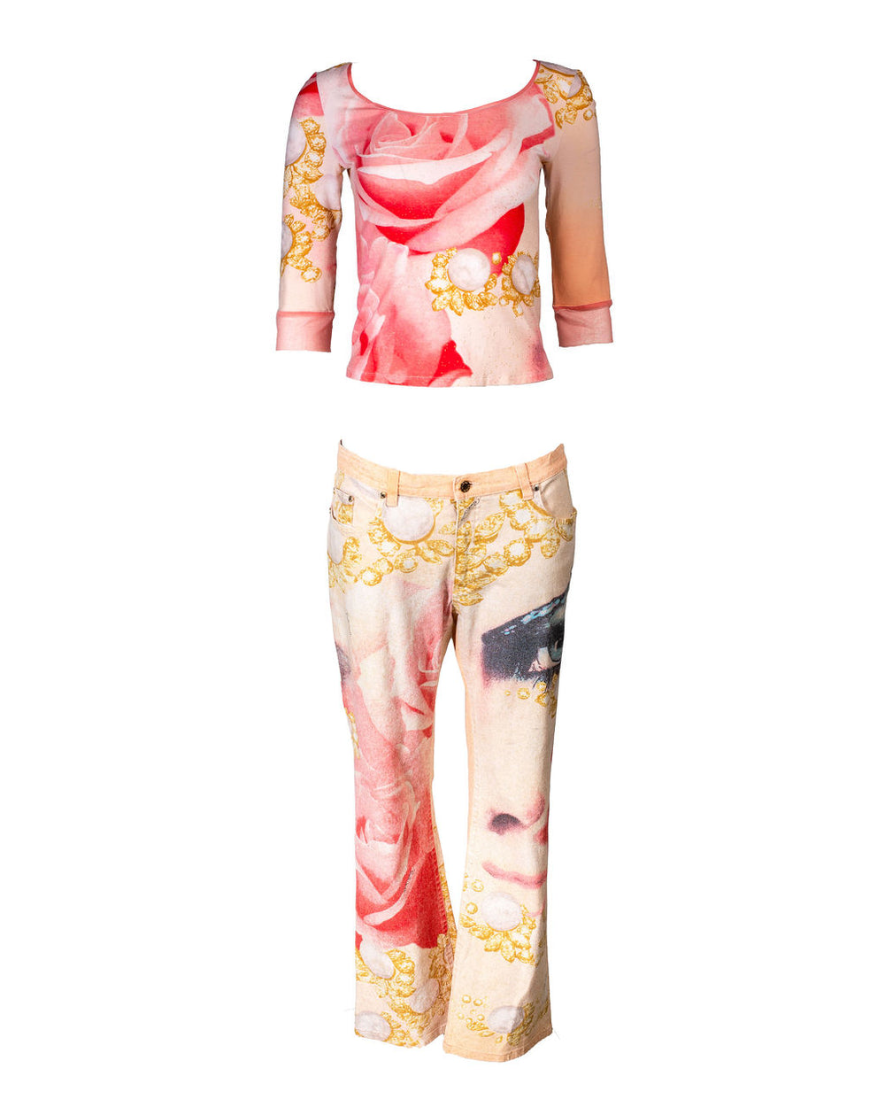 SS01 Liz Taylor Top & Pants Set