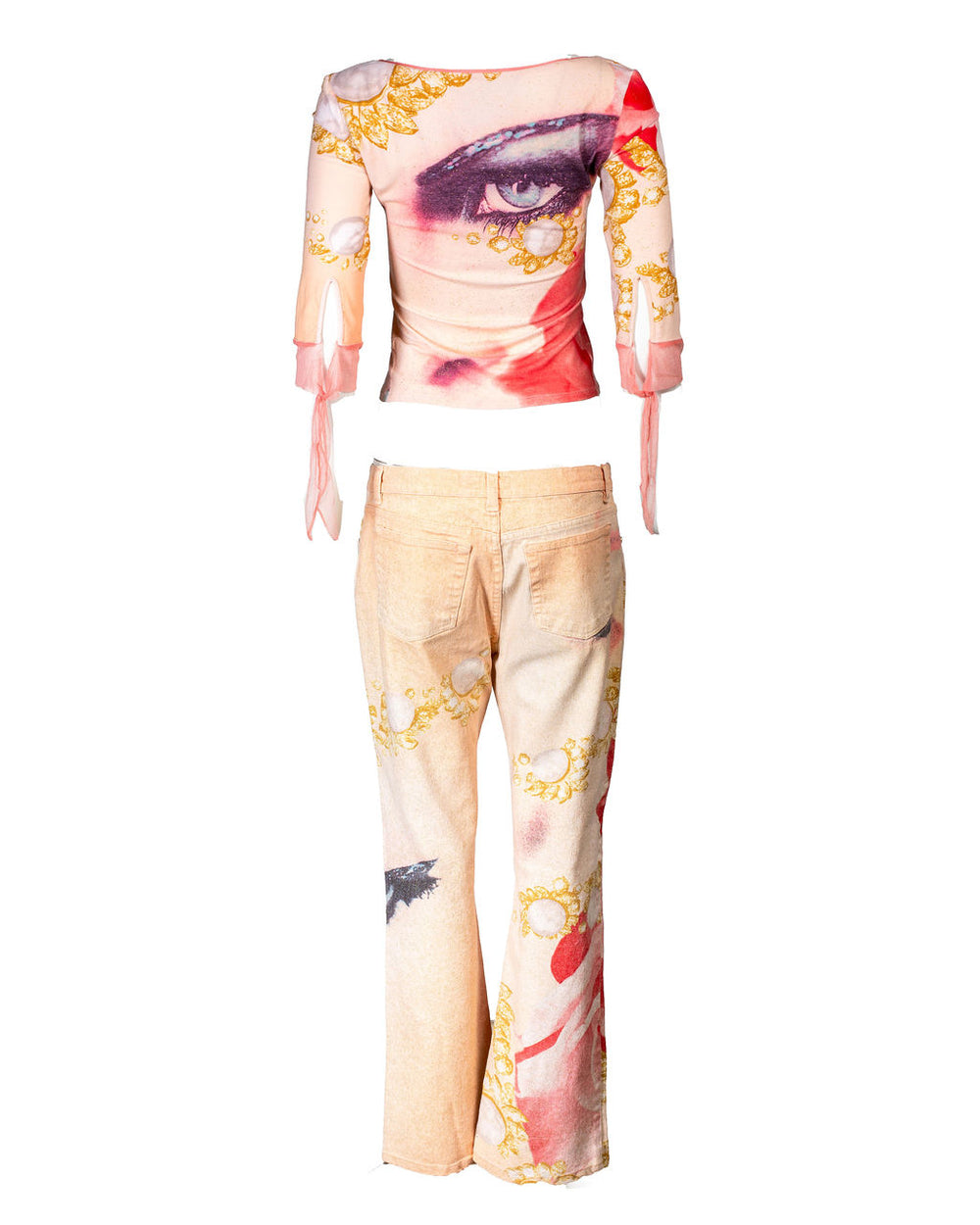 SS01 Liz Taylor Top & Pants Set