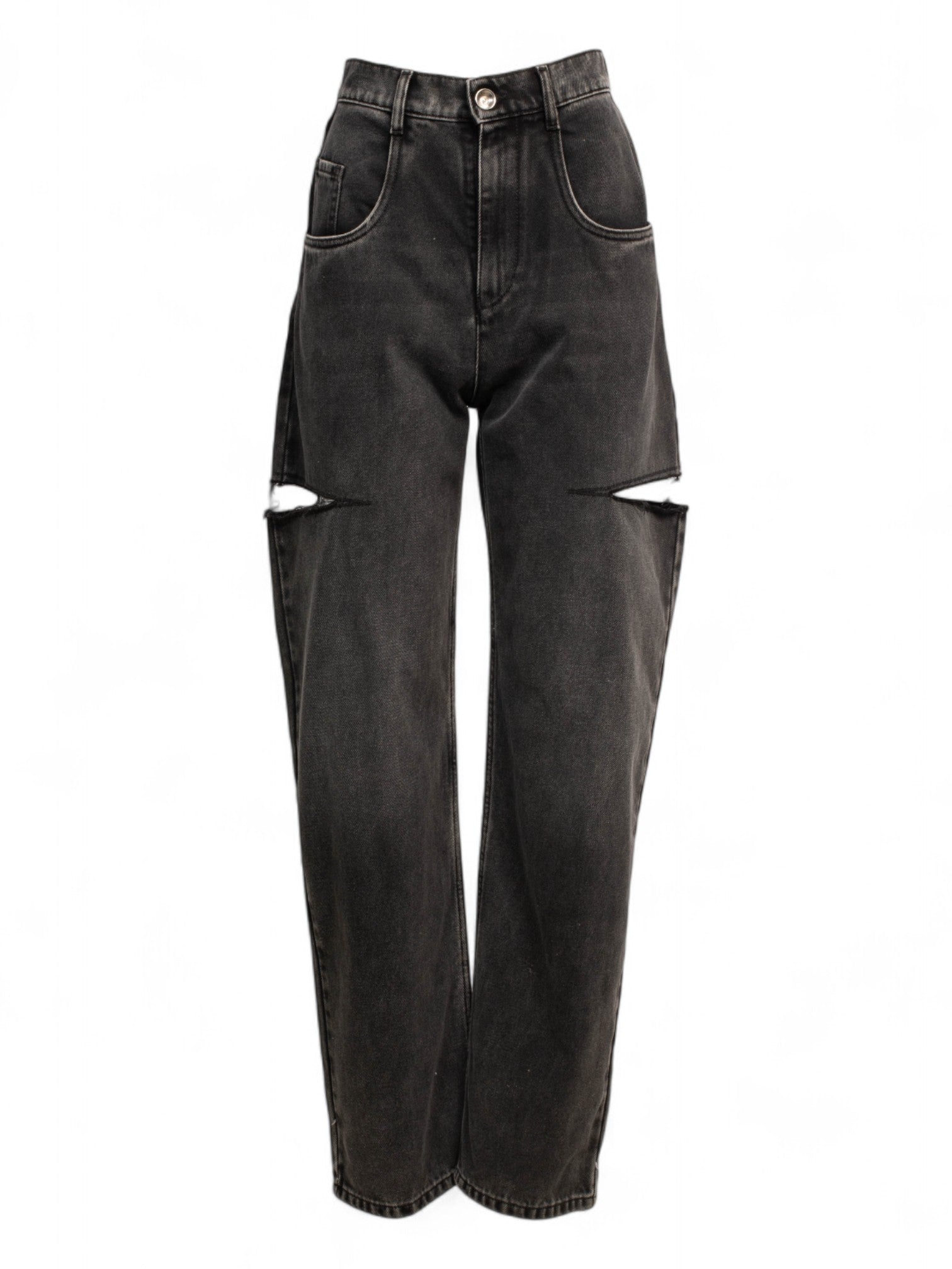 RIPPED SIDE CUTOUT JEANS (NWT)