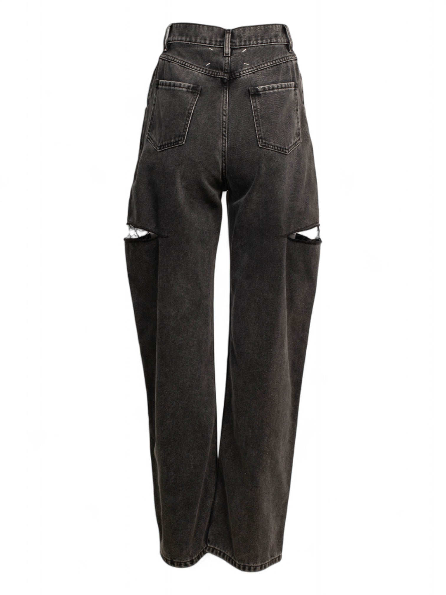 RIPPED SIDE CUTOUT JEANS (NWT)